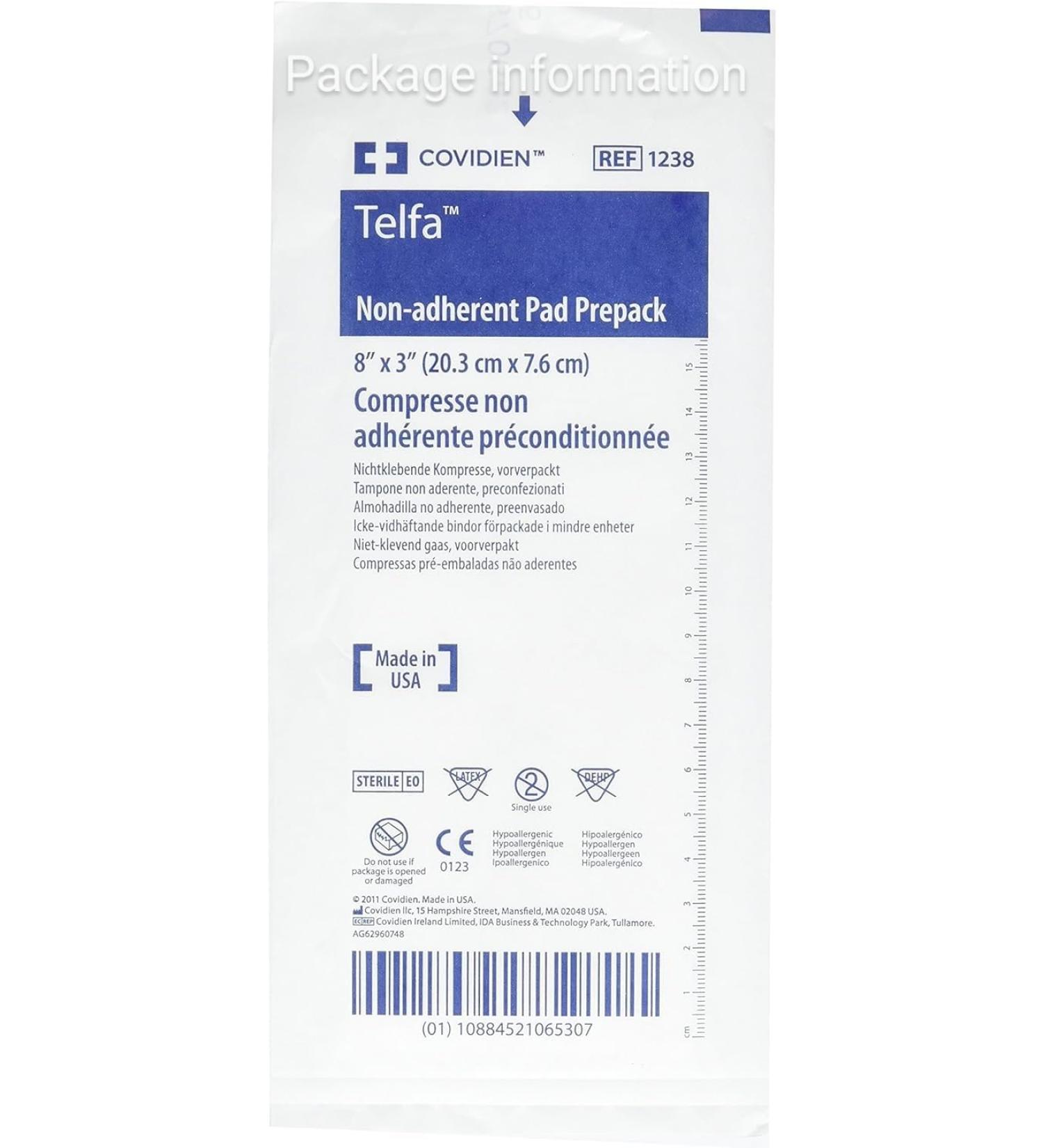 Telfa Ouchless Non-Adherent Pads | Ideal for Wound Care | International Shipping Available - Buy Online on GoSupps.com