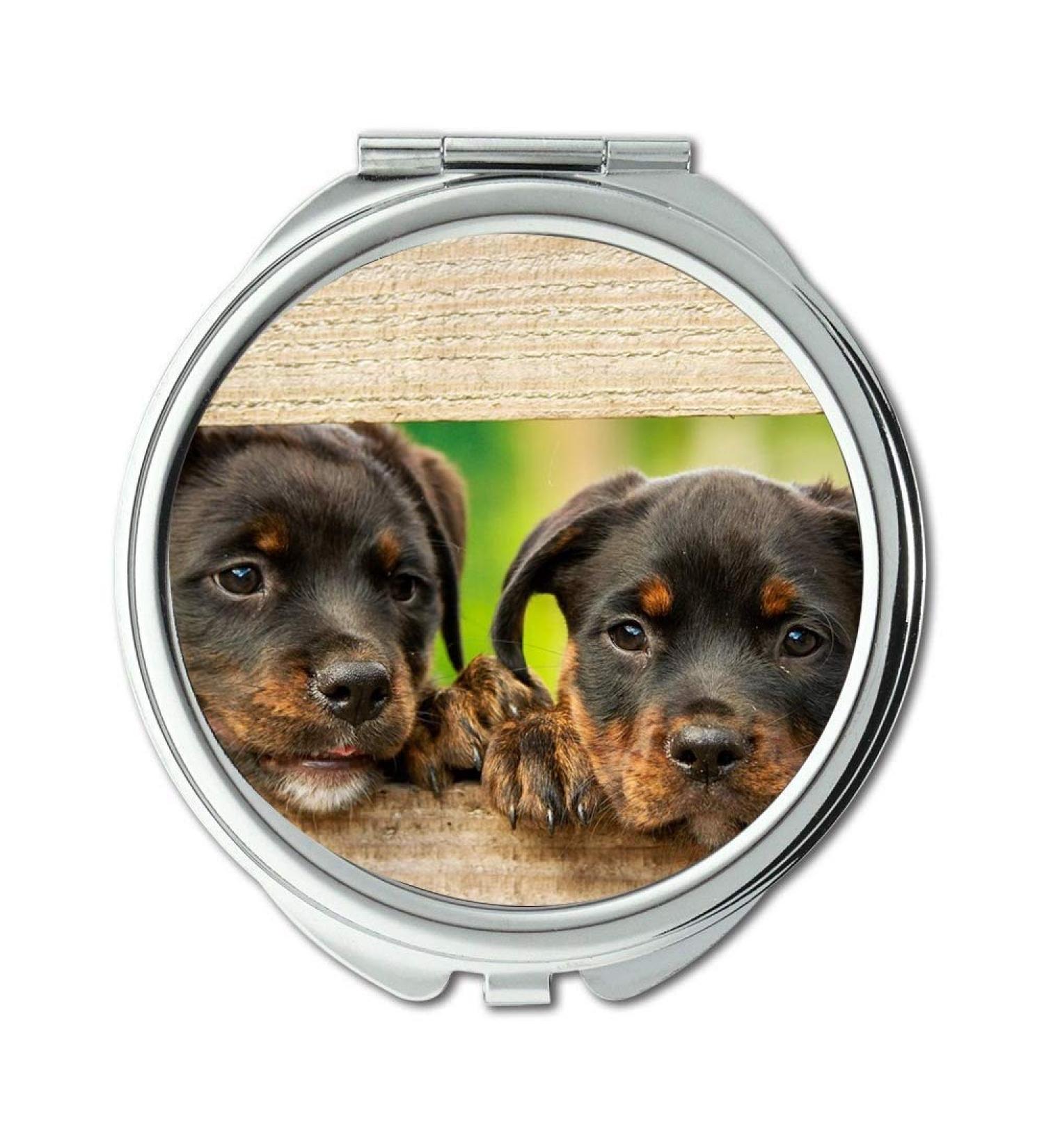 YENDOSTEEN Mirror makeup mirror Rottweiler Puppy Dog Dogs Cute Animal Animals Pocket Mirror portable mirror - Buy Online on GoSupps.com