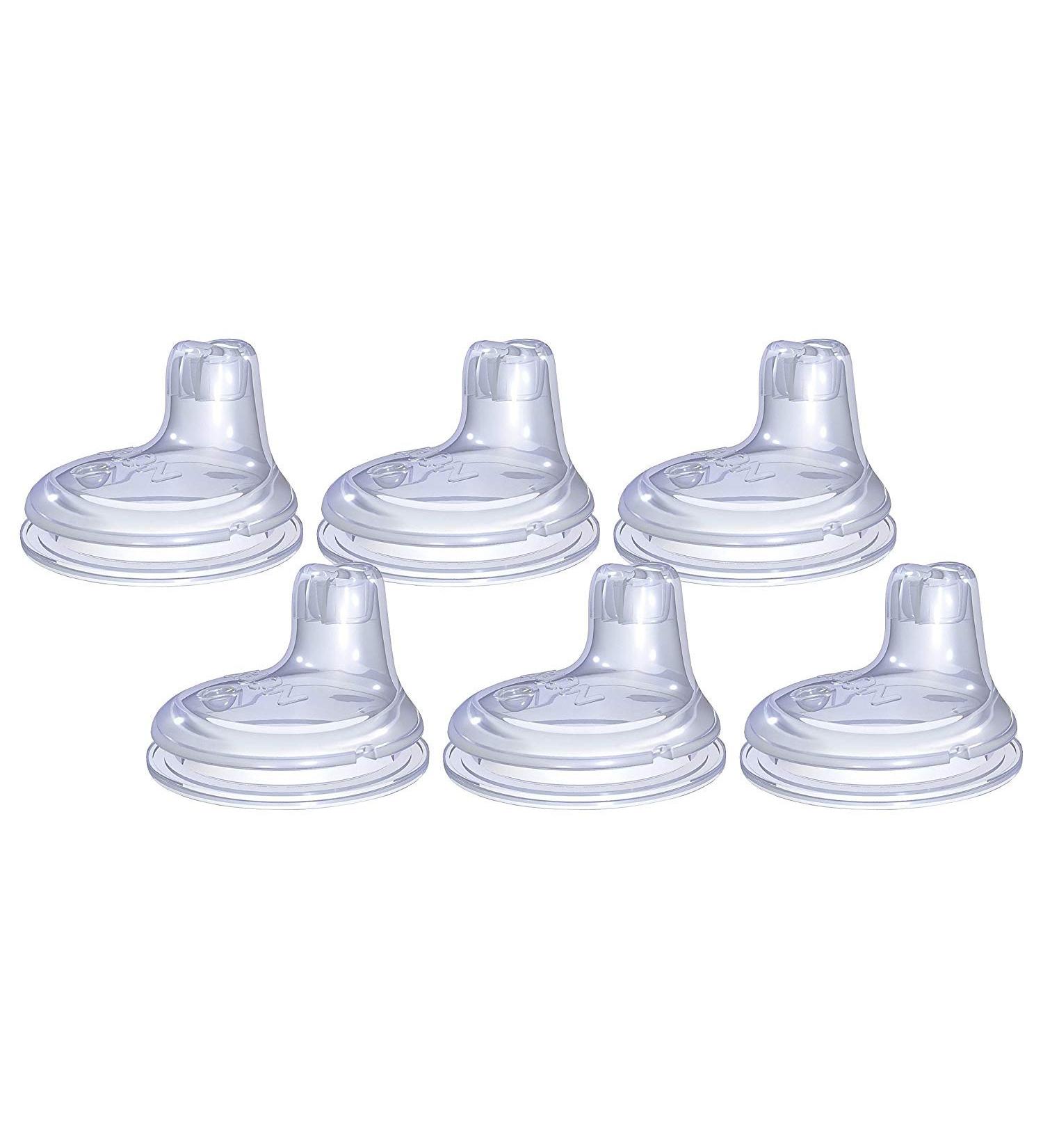 Nuby Sippy Gripper Cup Replacement Spouts - 6 Count 6 Count (Pack of 1) - Buy Online on GoSupps.com