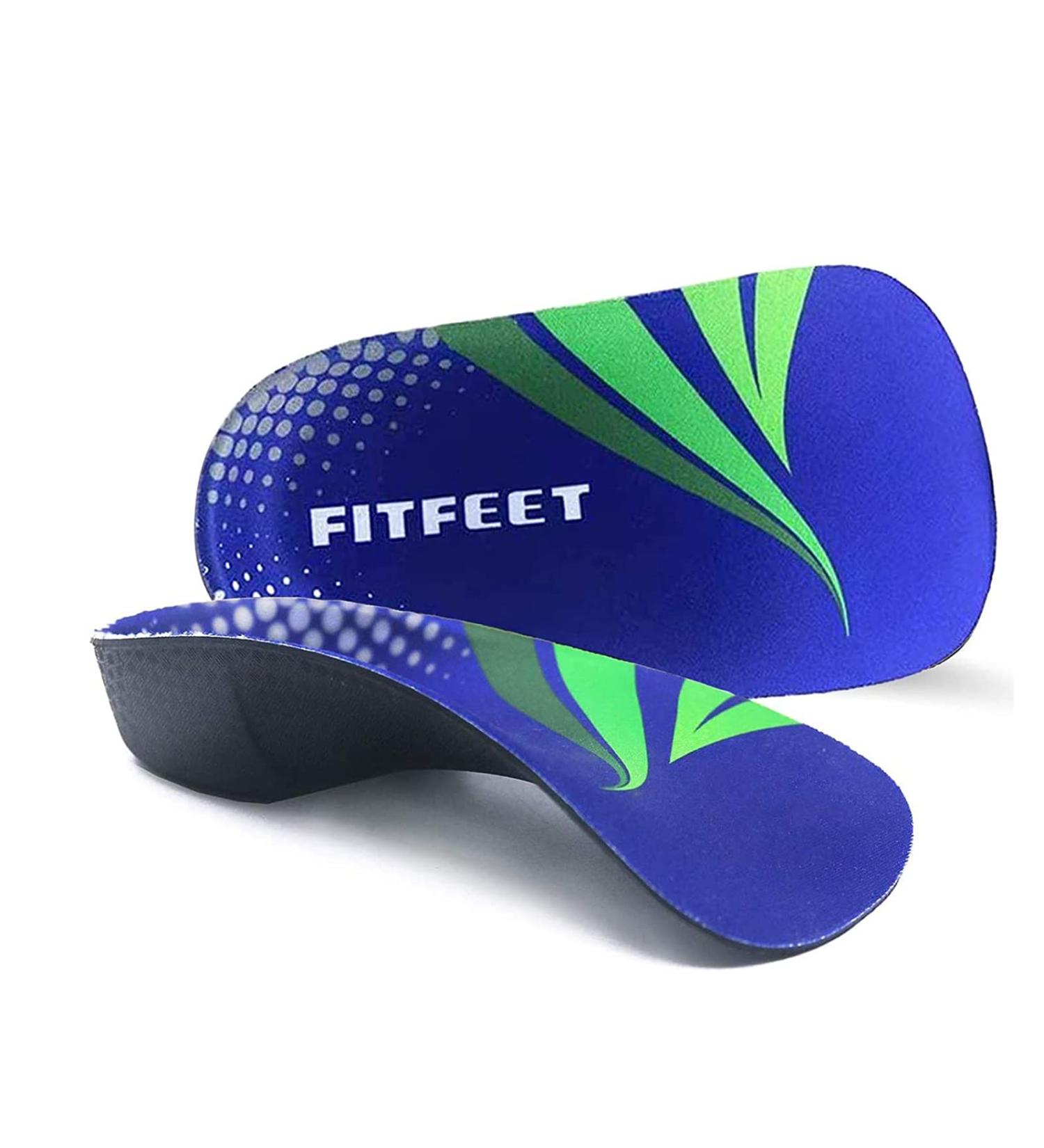 Orthopedic Insoles for Flat Feet & Plantar Fasciitis | Comfort Heel Pillow for Men & Women | 3/4 High Nozzle Inserts for Walking Running & Training (L - 43-46 EU) - Buy Online on GoSupps.com