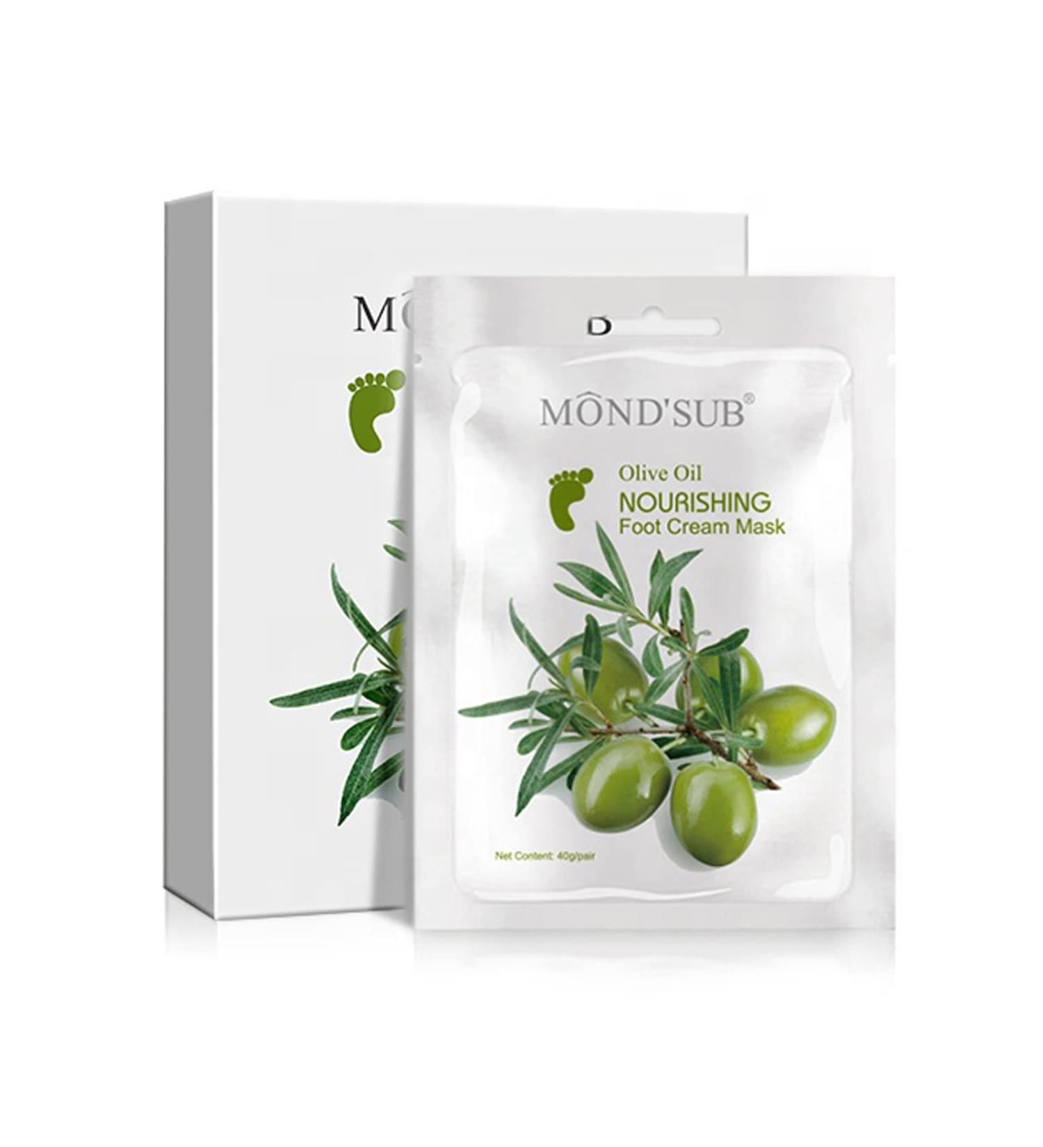 Elitzia ETMM04 Foot Mask - Moisturizing & Repairing Foot Care for Men & Women | 5 Olive Oil Infused Treatments - Buy Online on GoSupps.com