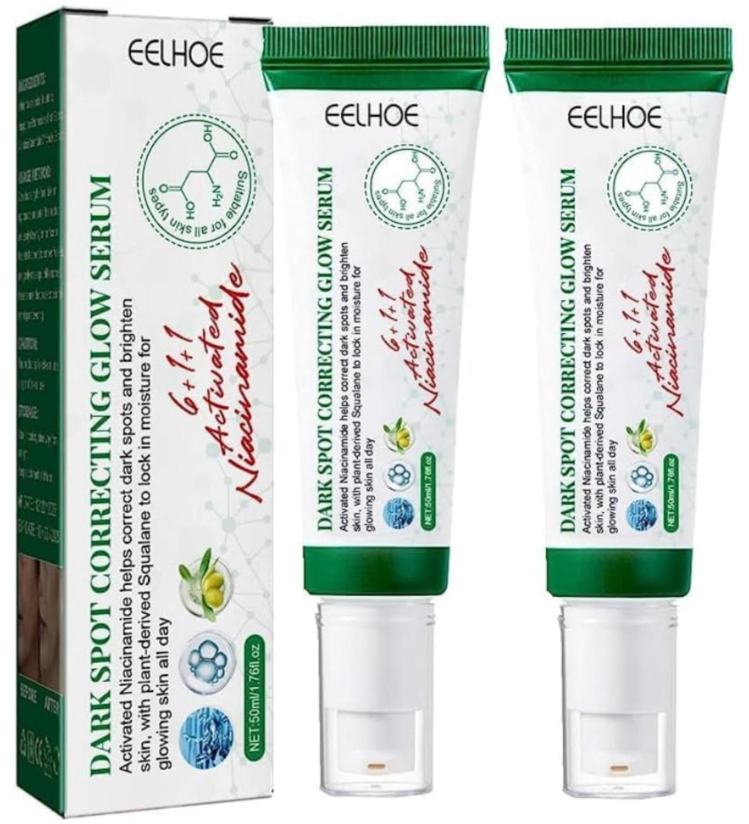(Must - Have) 2 Jar Dark Spot Correcting Glow Serum Face Skin Serum for Dark Spot Treatment Hydration Moisturizing Lotion Improves Skin Skin - Buy Online on GoSupps.com