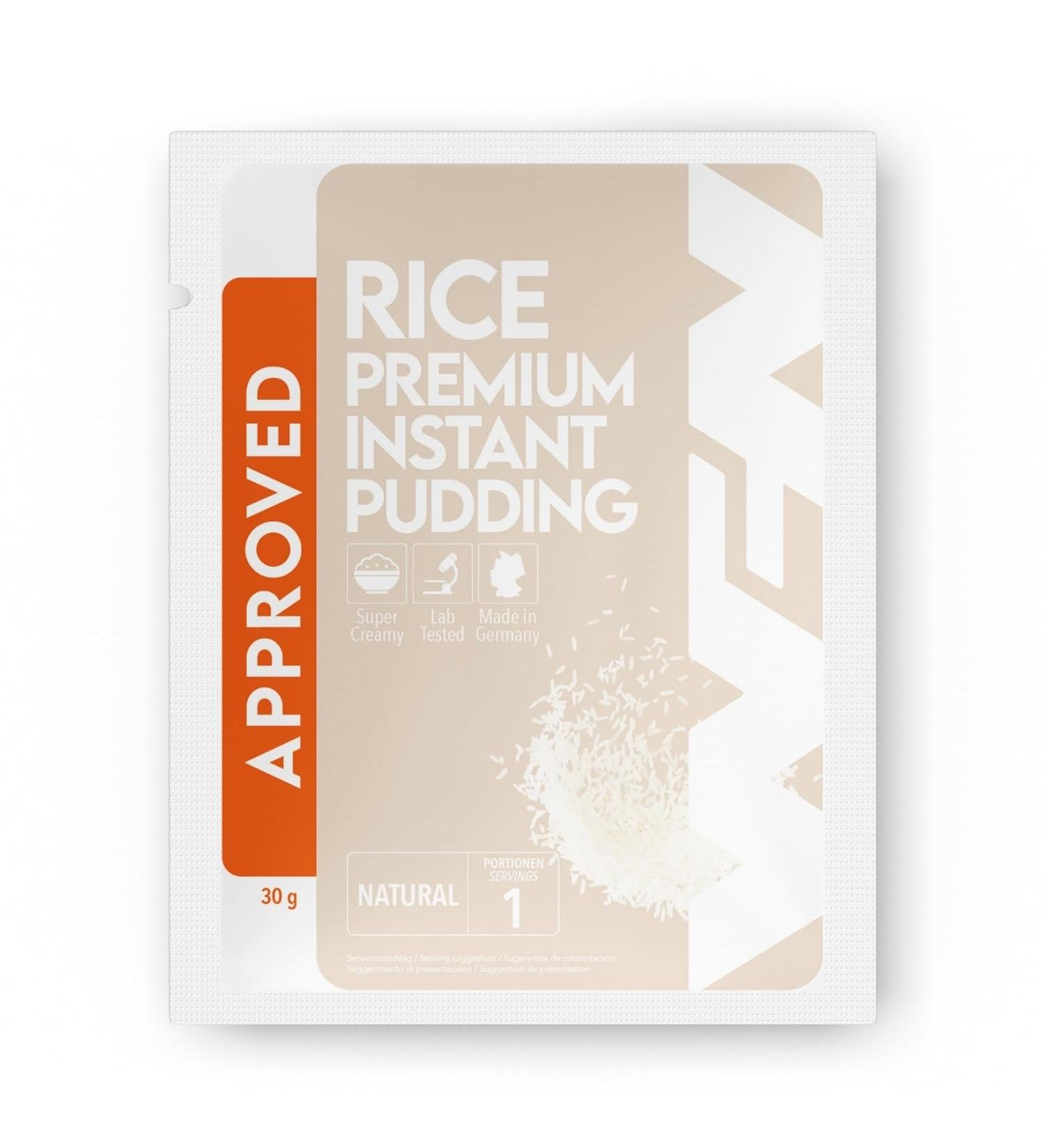 WFN Approved Rice - Rice Pudding - Natural Flavor - 30g Test Pack - Instant and Additive Free - Produced & Laboratory Tested - Buy Online on GoSupps.com