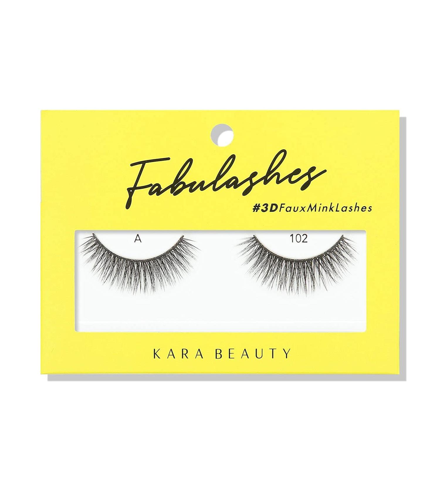 KARA BEAUTY FABULASHES 3D Faux Mink False Eyelashes - Style A102