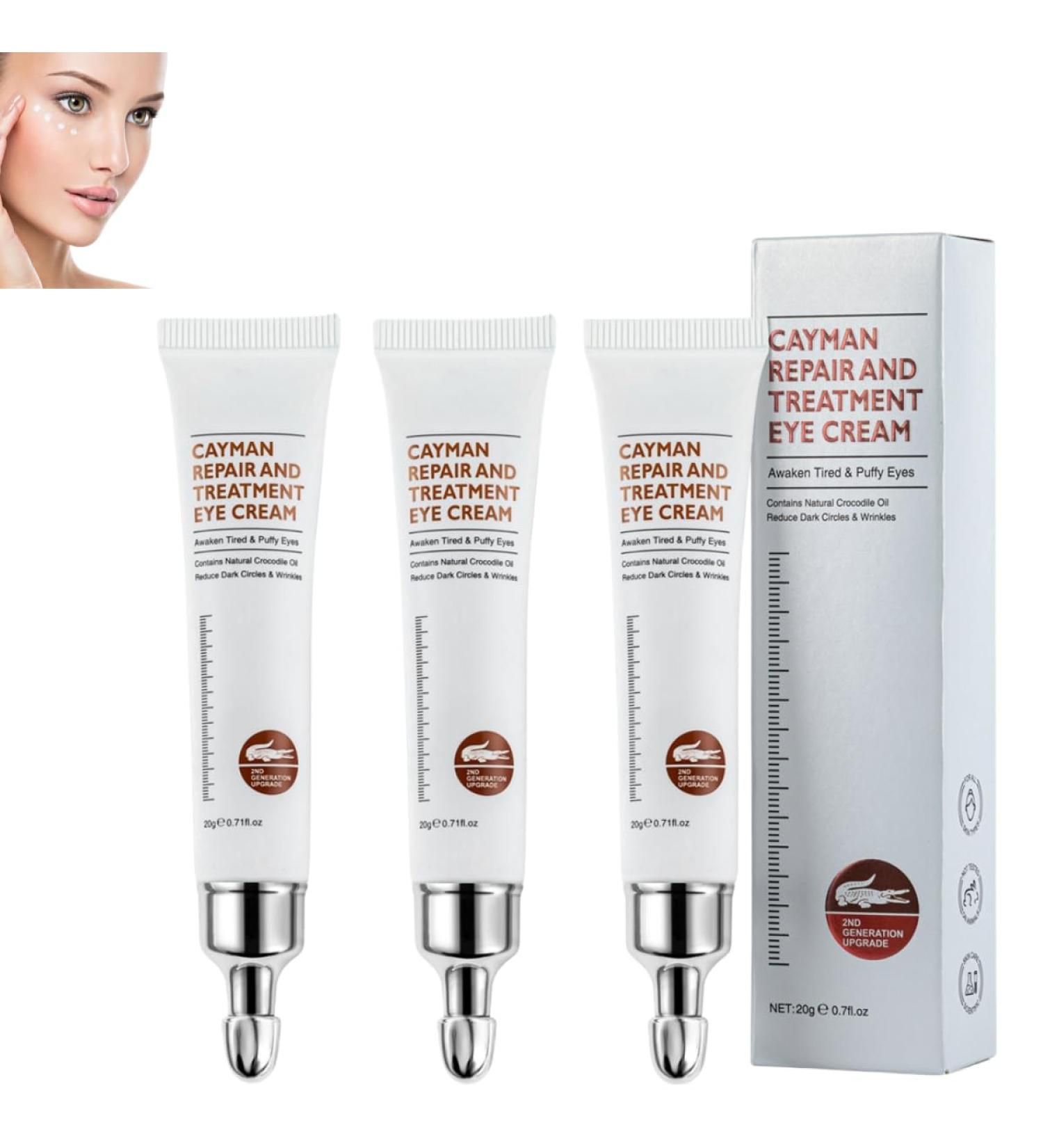 Crocodile Anti-Aging Eye Cream Anti-Wrinkle Eye Cream Moisturizing Repair Eye Cream Contains Natural Crocodile Oil Reduces Under-Eye Bags  - Buy Online on GoSupps.com