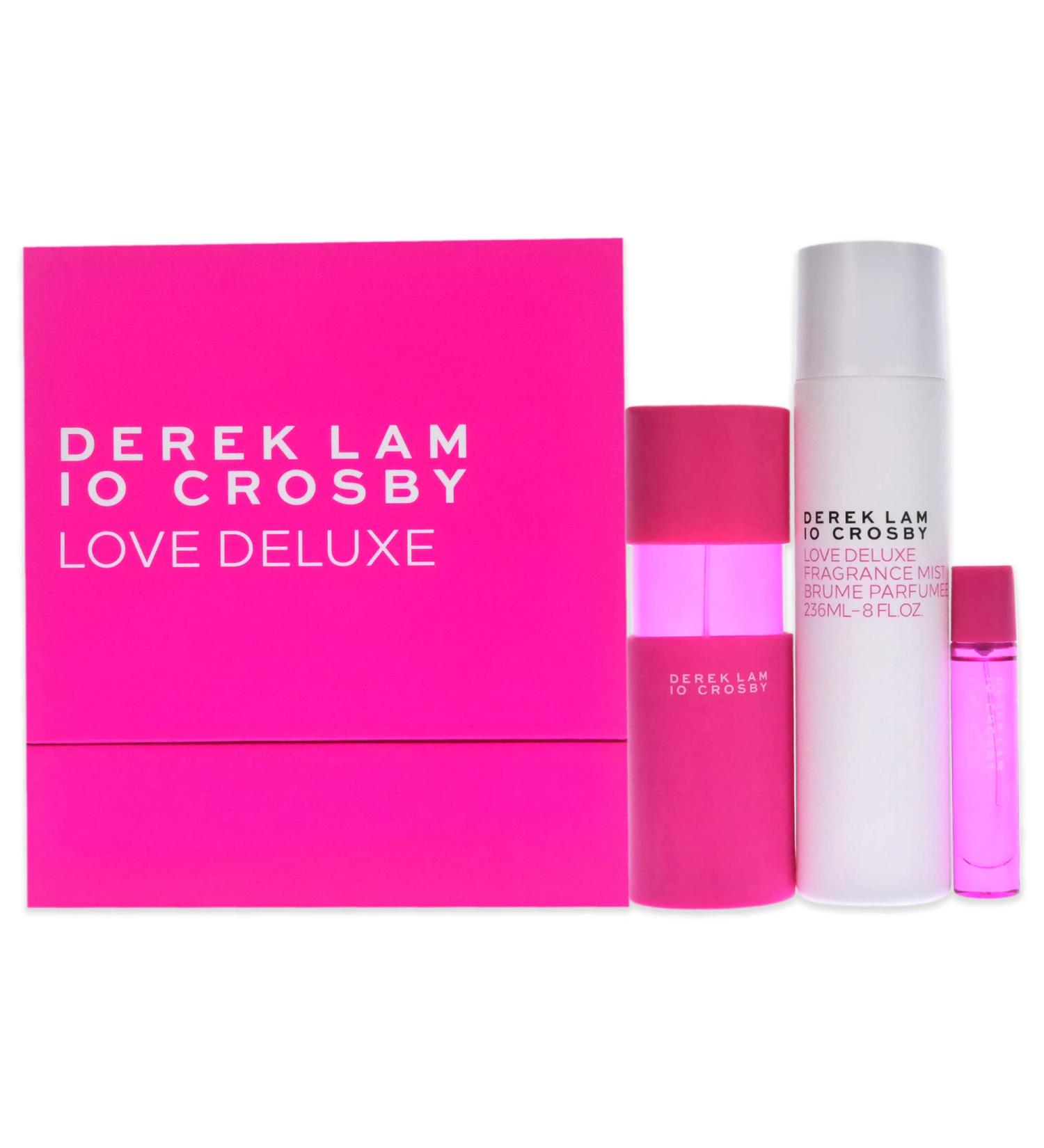 Derek Lam 10 Crosby - Love Deluxe - 3 Pc Gift Set - 3.4 Oz Eau De Parfum 0.3 Oz Eau De Parfum 8 Oz Fragrance Mist - Delicate Refreshing Scent For Women - Floral Woody Musk Perfume Spray - Buy Online on GoSupps.com