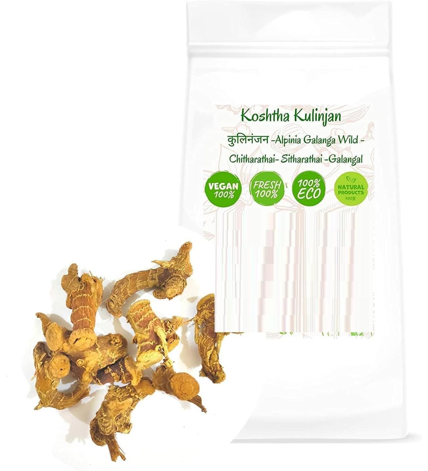 HYD Koshtha Kulinjan - Kulanjan - Kulinjan - Paan Jadd - Paan Root - Pan Jad - Alpinia Galanga Wild (100 GMS)