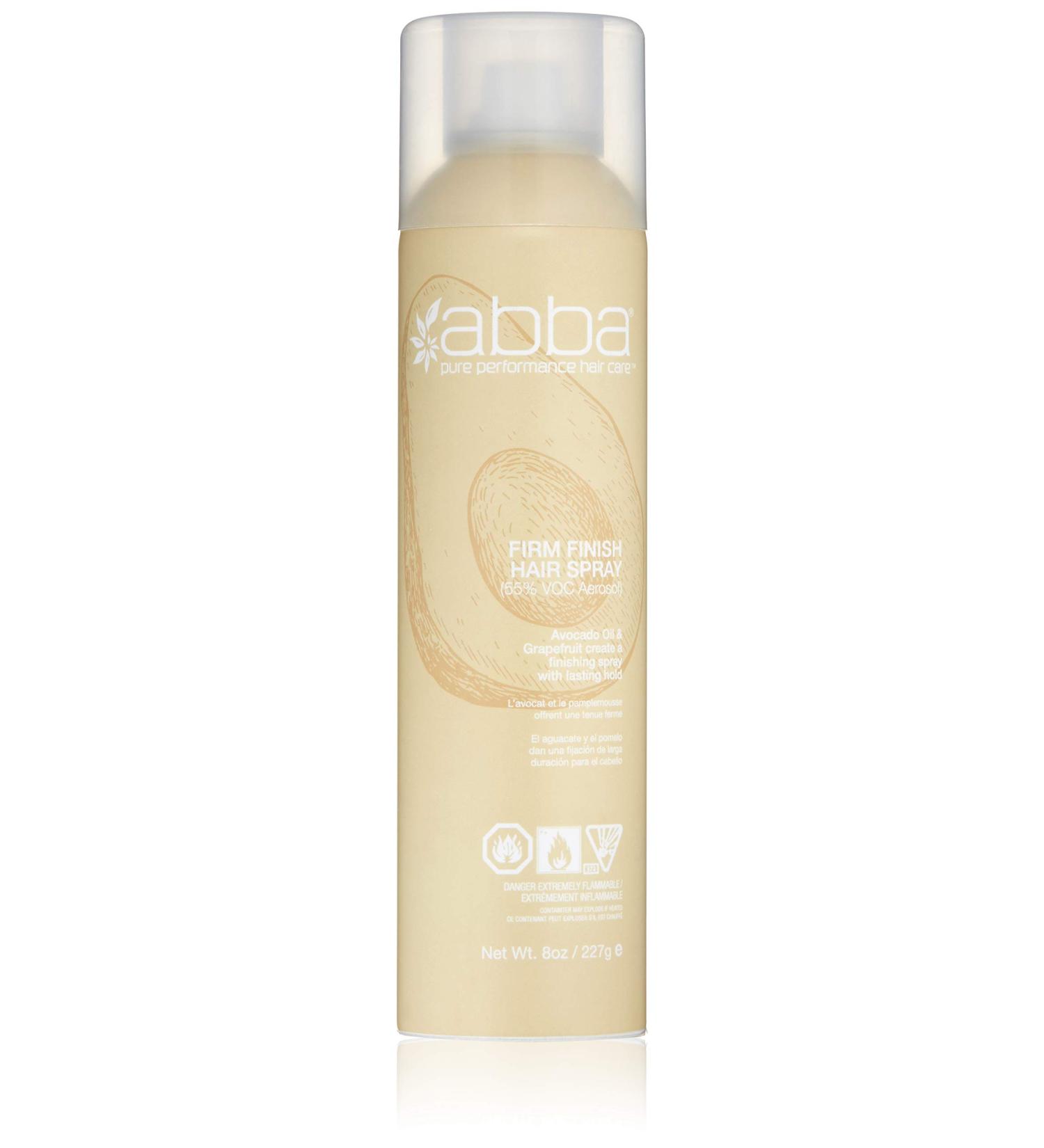 ABBA Firm Finish Hair Spray 8oz - Fresh & Clean Formula - Buy Online on GoSupps.com