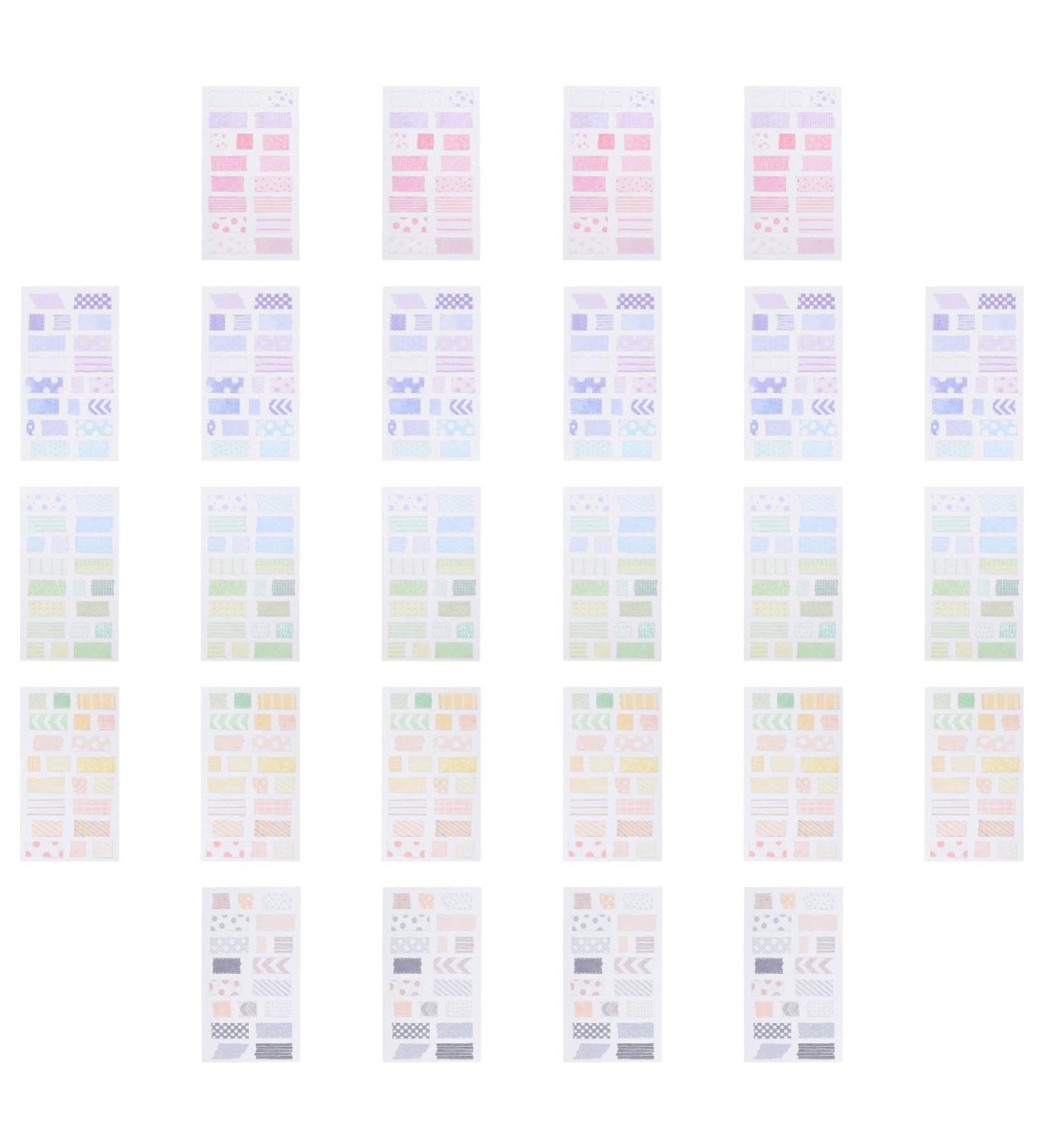 EXCEART 30 Sheets tear off sticker pack vintage stickers scrapbook decals Decorative Stickers notebook - Buy Online on GoSupps.com
