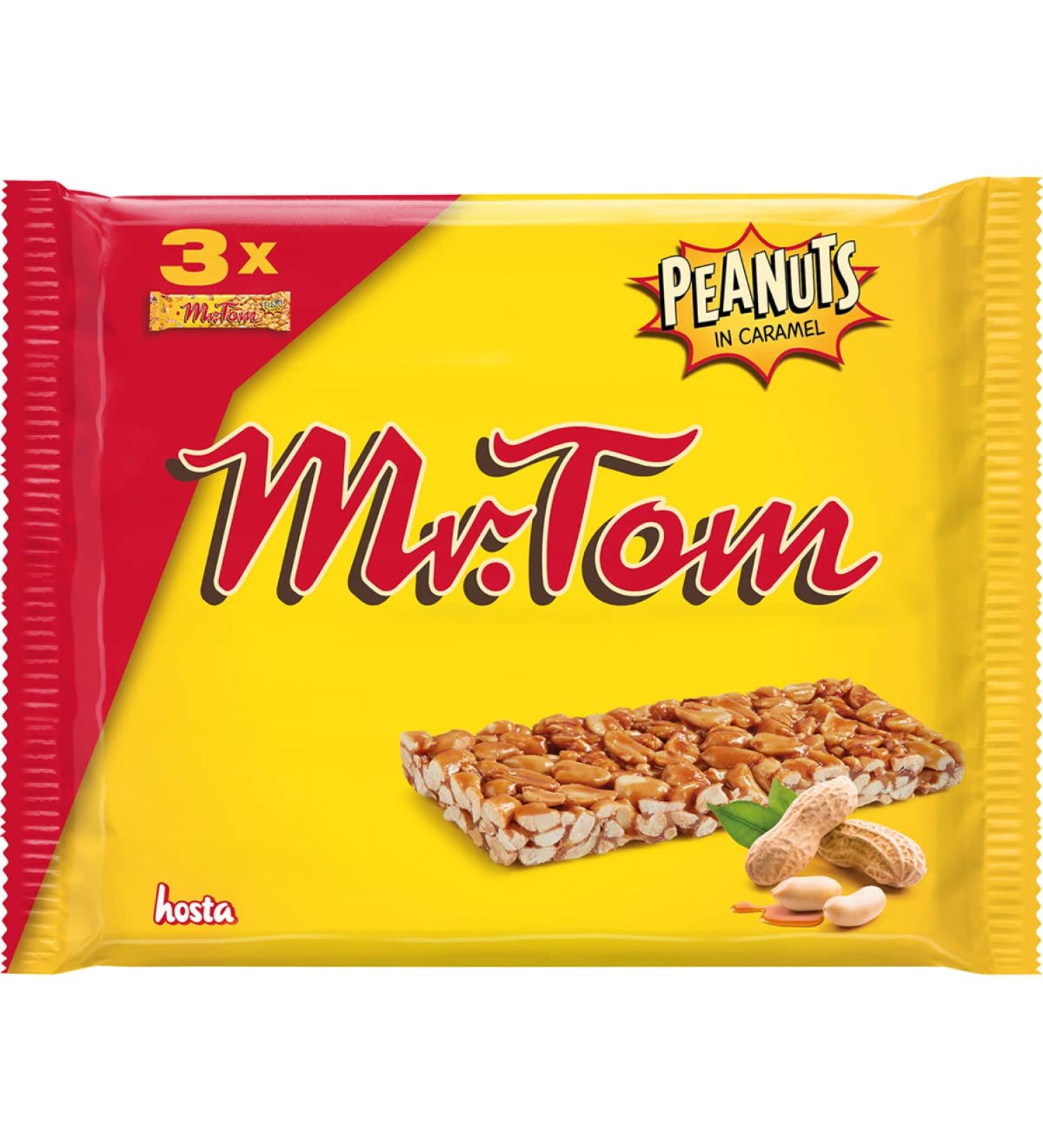 Mr. Tom - Mr.Tom Peanuts Bars 3er (Mr.Tom Peanuts Riegel 3er) | Total Weight 120 Grams