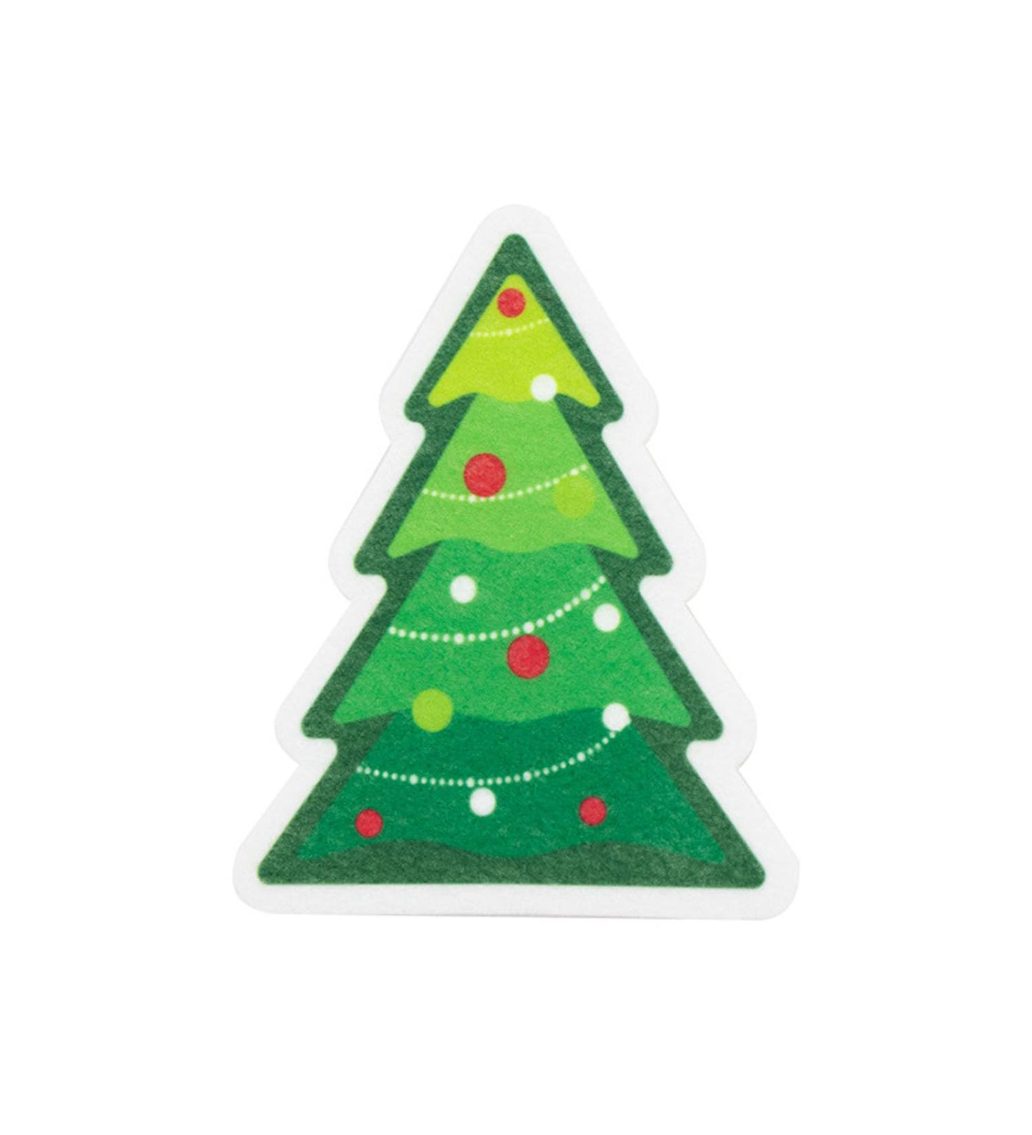 Christmas Themed Cleaning Pad Material Multipurpose and Long Lasting Kitchen Cleaning Pad - Buy Online on GoSupps.com