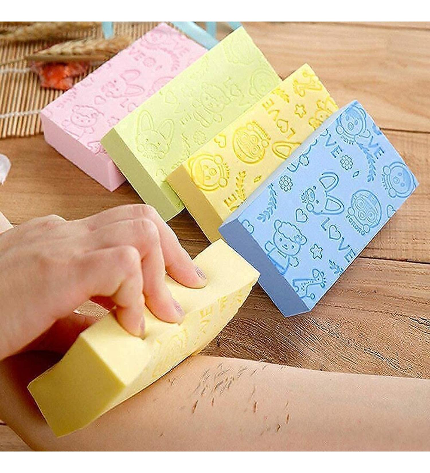 Ultra Soft Exfoliating Bath Sponge | Japanese Shower Brush & Cellulite Massager | Dead Skin Remover | International Shipping Available - Buy Online on GoSupps.com