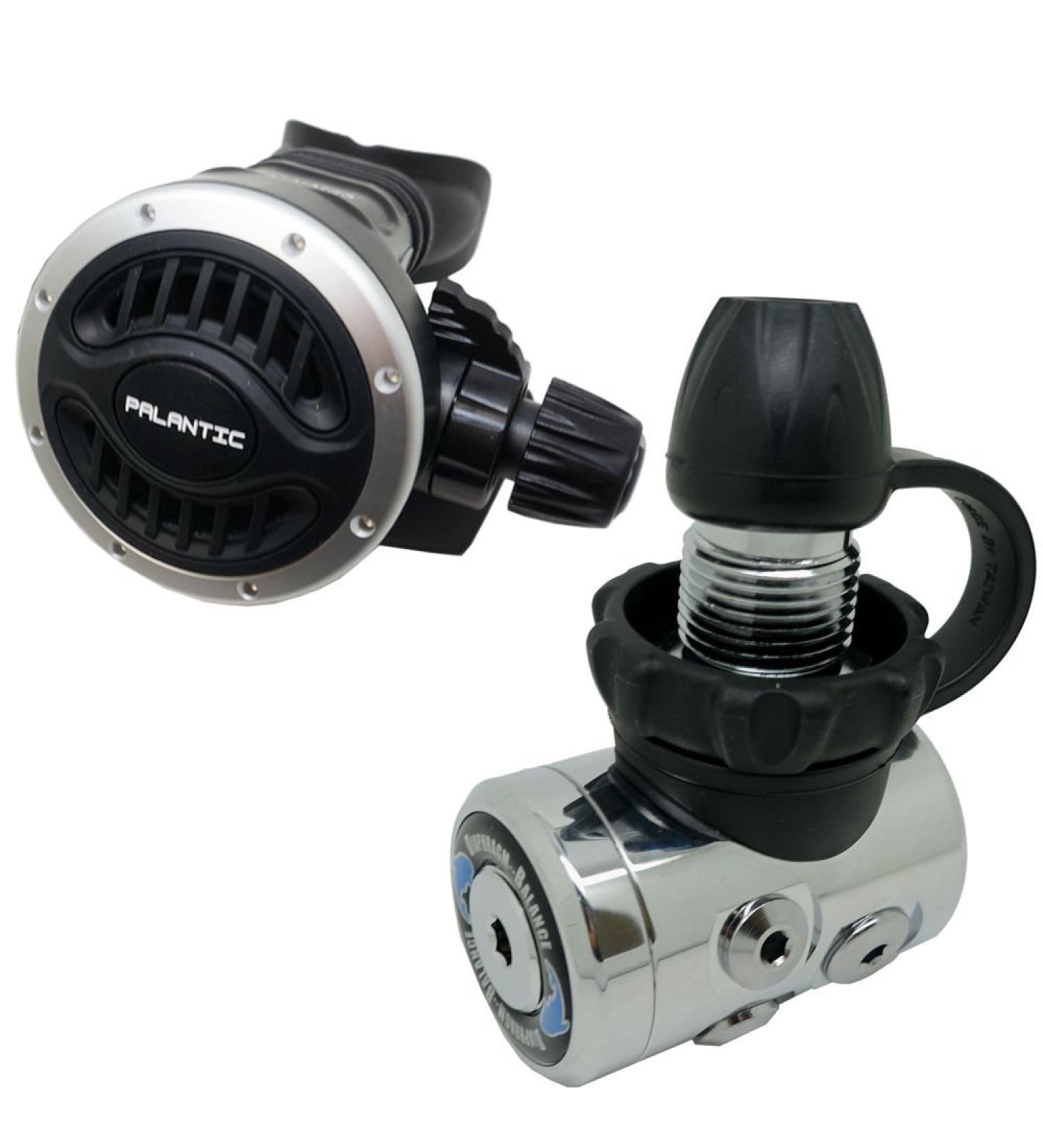 Scuba Choice Palantic AS105 DIN Regulator with Adjustable Second Stage and 27 Hose - Buy Online on GoSupps.com