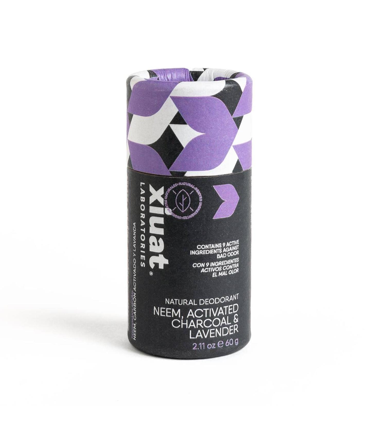 Natural Lavender Deodorant - XIUAT Laboratories | Organic Moisturizing Eco-Friendly Aluminum-Free 60g - Buy Online on GoSupps.com