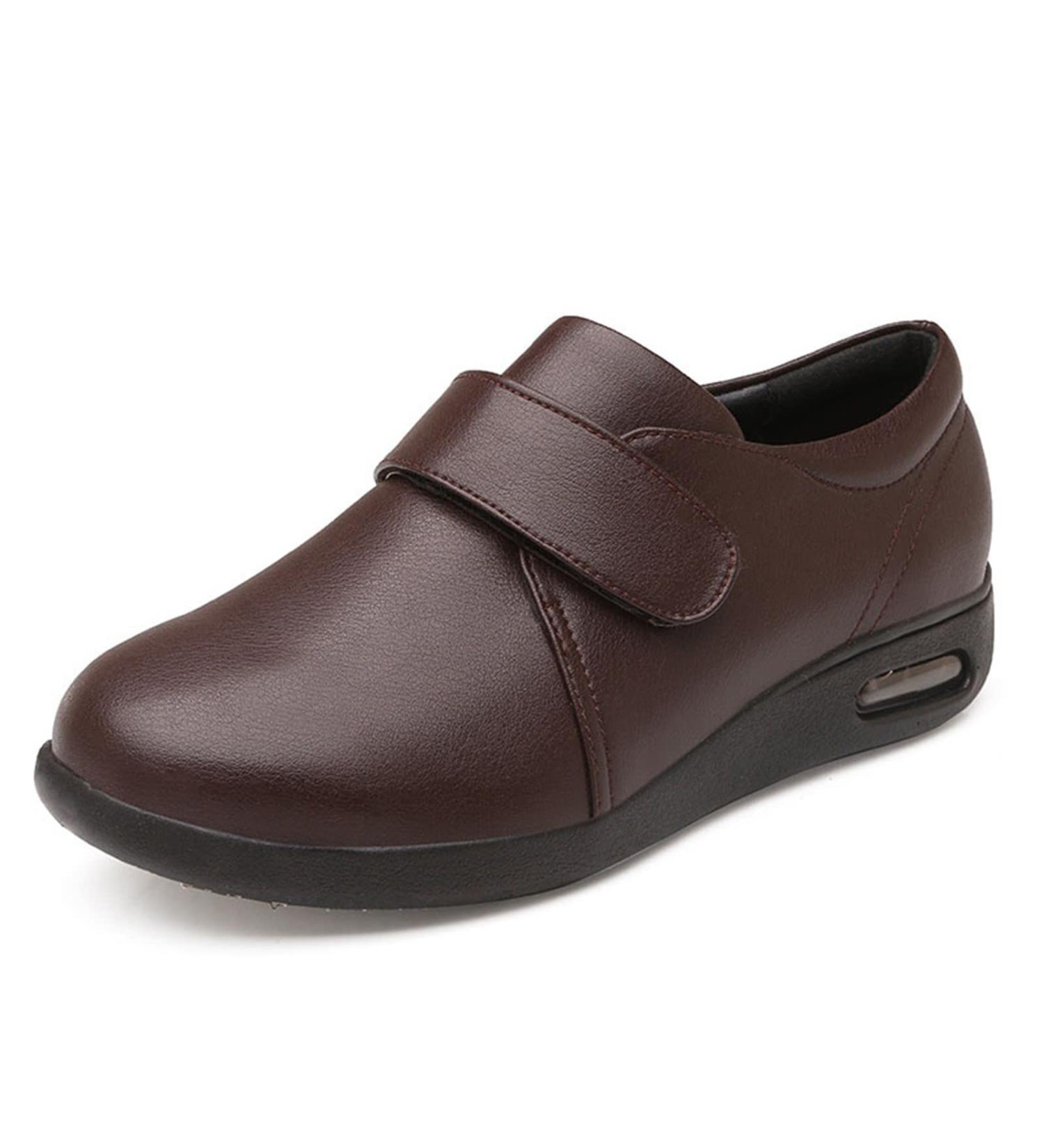 Men's Diabetic Orthopedic Slippers - Brown, Size 12 | Anti-Slip, Extra Wide, Ideal for Elderly, Arthritis, Swollen Feet, Plantar Fasciitis - Buy Online on GoSupps.com