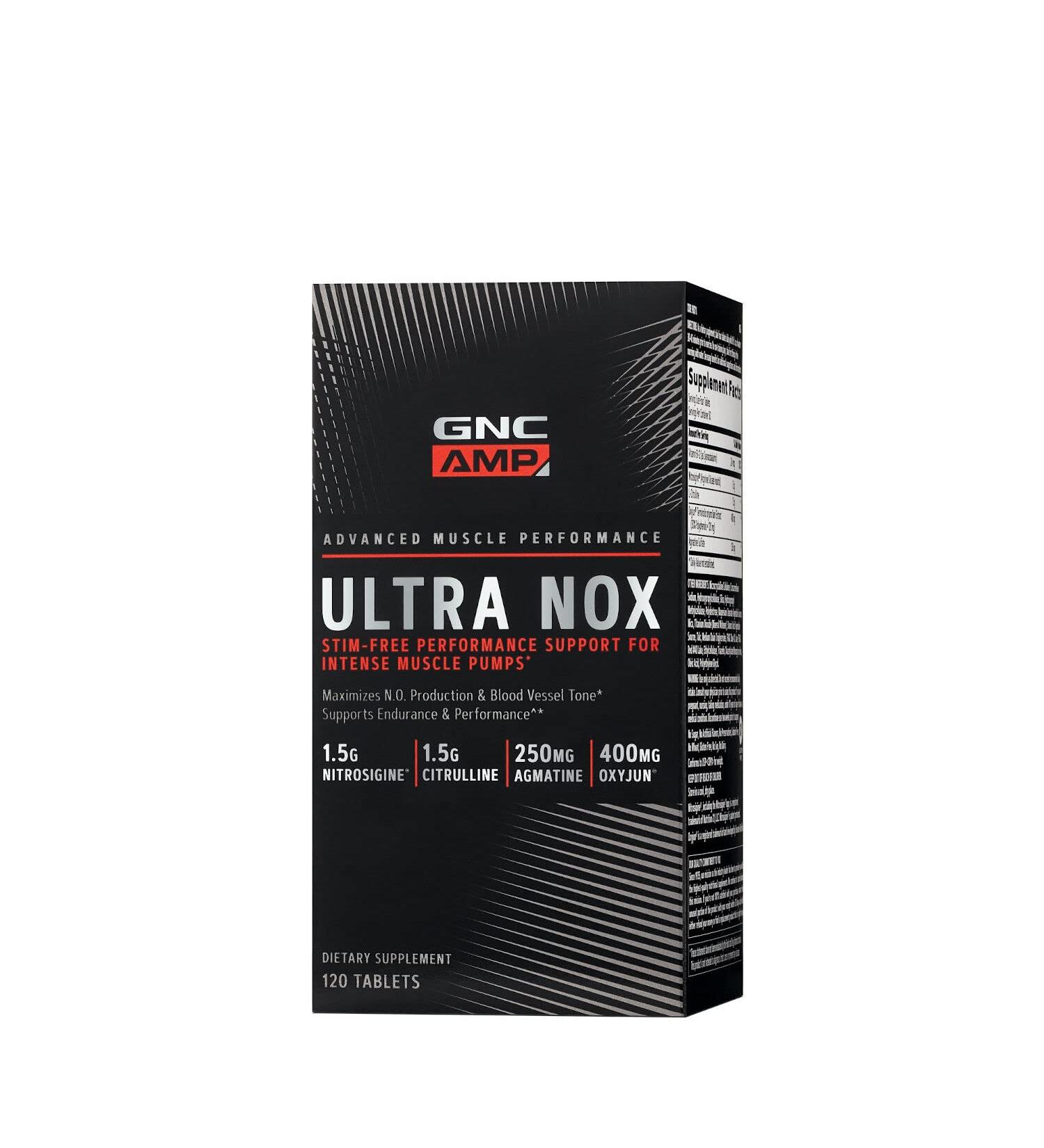 Shop GNC AMP Ultra Nox - Premium Pre-Workout Supplement for International Shipping - Buy Online on GoSupps.com