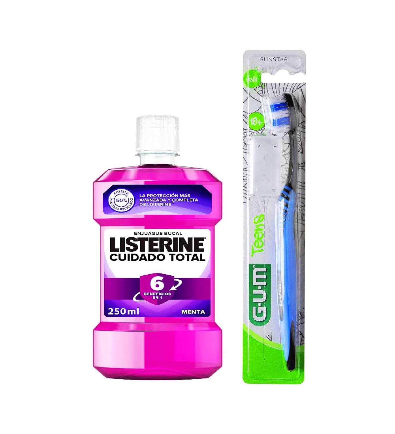 6-in-1 Mouthwash & Soft Toothbrush Set - Enhance Oral Care with Mouth Rinse Benefits | Shop Internationally! - Buy Online on GoSupps.com