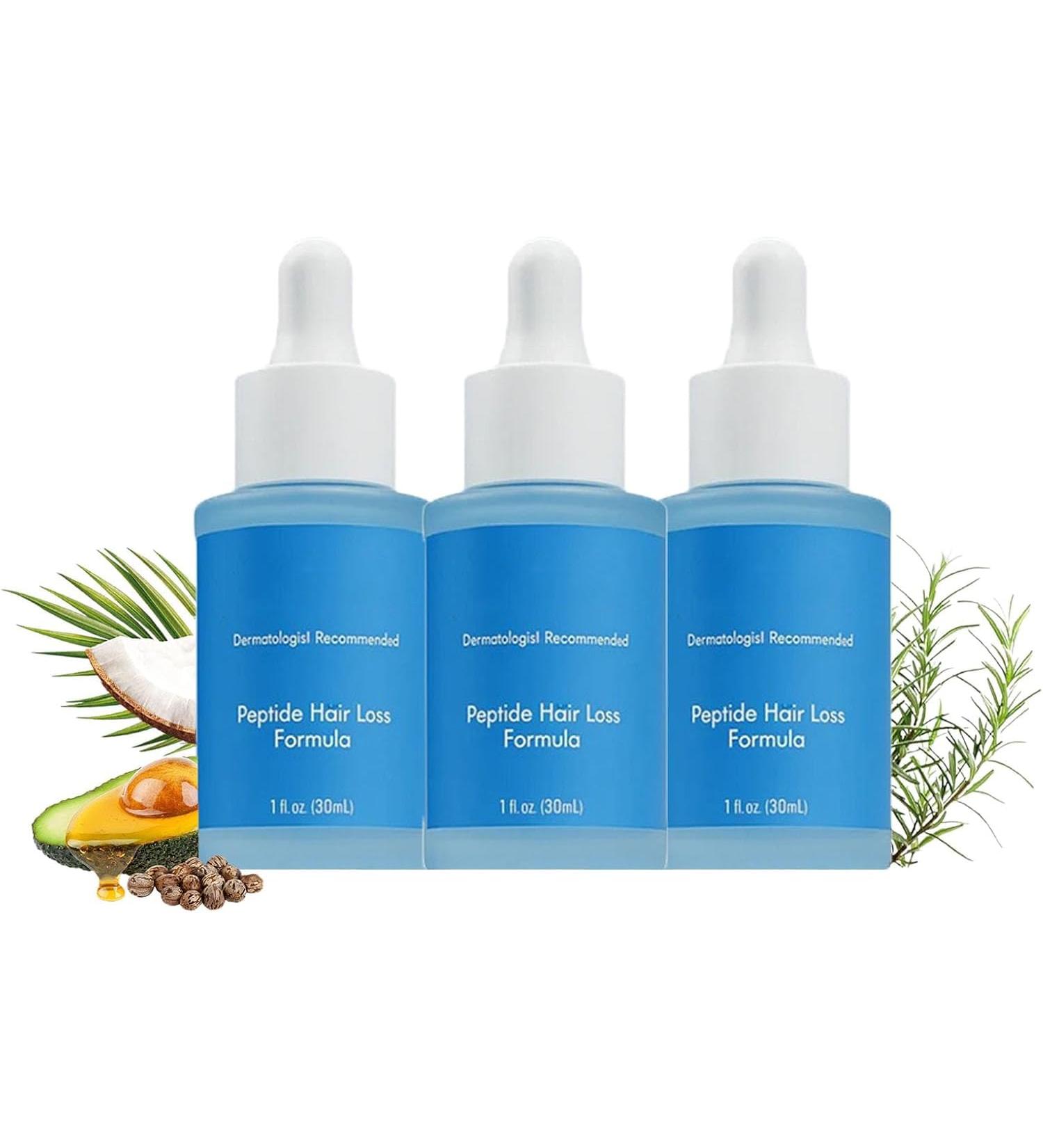 Peptonix Lot de 3 s rums de croissance pour cheveux Peptides de cuivre peptides de croissance des cheveux peptides avanc s en cuivre pour femmes et hommes 3 pi ces. - Buy Online on GoSupps.com