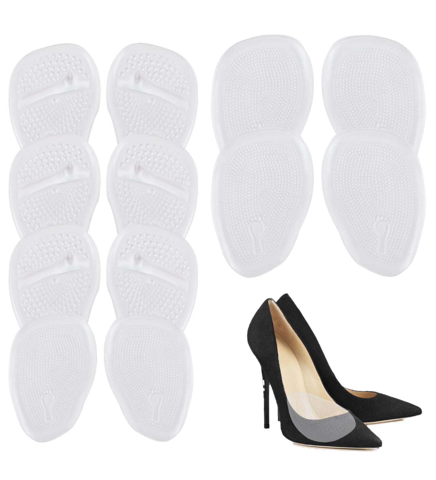 6 Pairs Forefoot Pads - Soft Self-Adhesive Ball of Foot Cushions for High Heels | Reusable Metatarsal Pads for Women - Buy Online on GoSupps.com