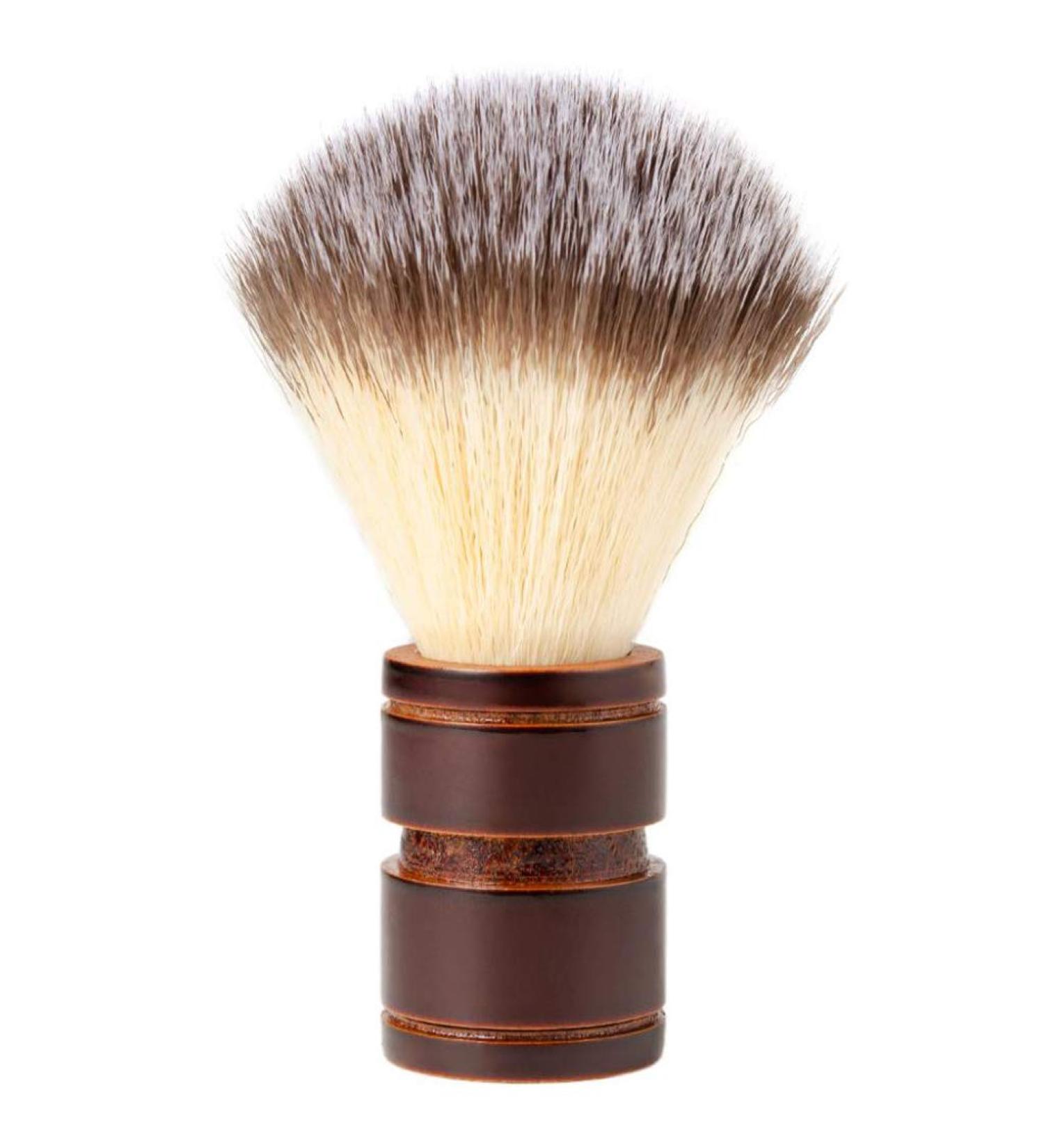 Fenteer Professional Wooden Nylon Hair Shaving Brush | Premium Salon Tool for Barbers & Grooming - Buy Online on GoSupps.com