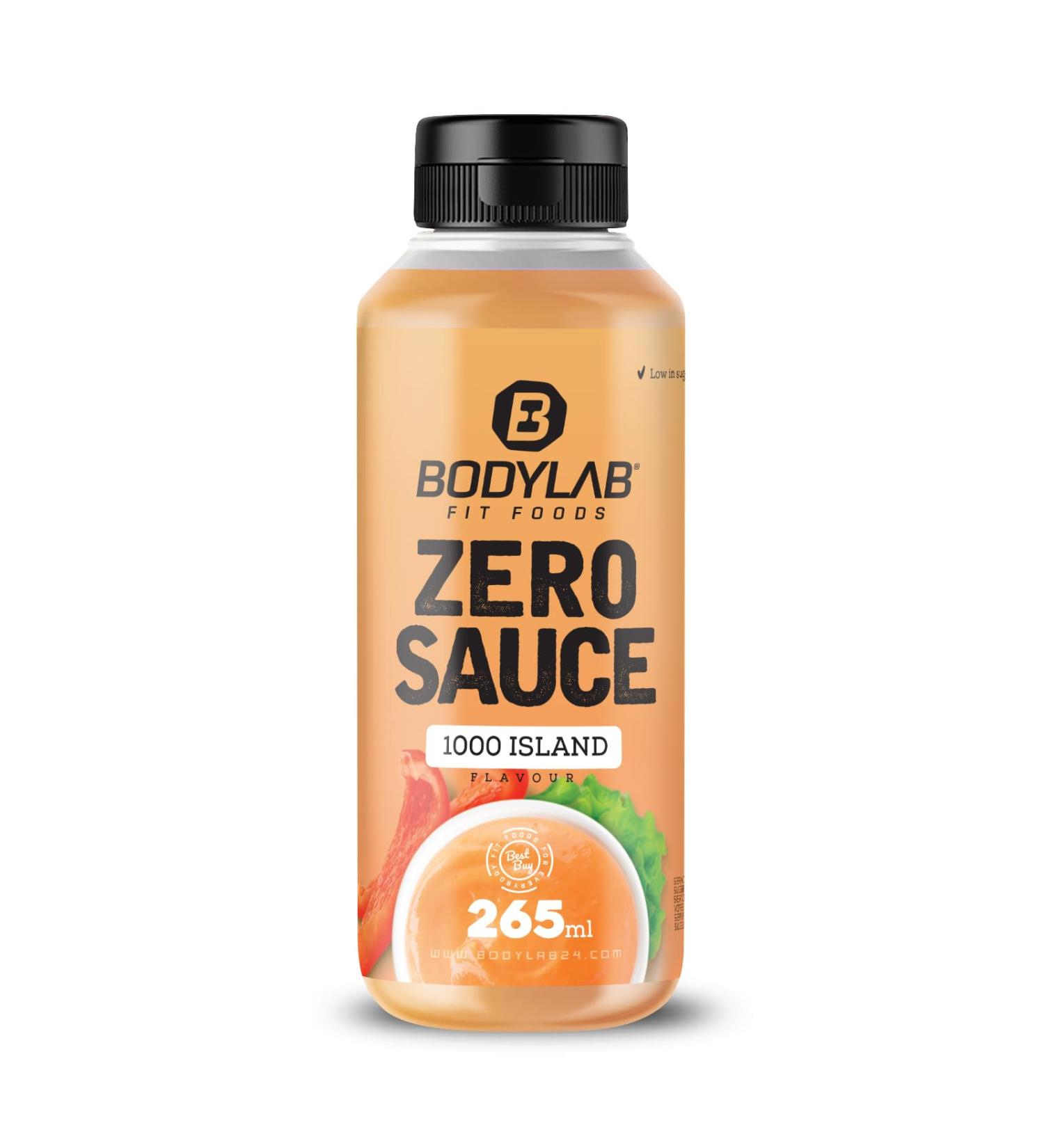Buy BODYLAB24 Zero Sauce 1000 Island 265ml - Low-Calorie Fat & Sugar Reduced Dressing for Diets | Perfect for Refined Dishes - 3-9 kcal per 15g - Buy Online on GoSupps.com