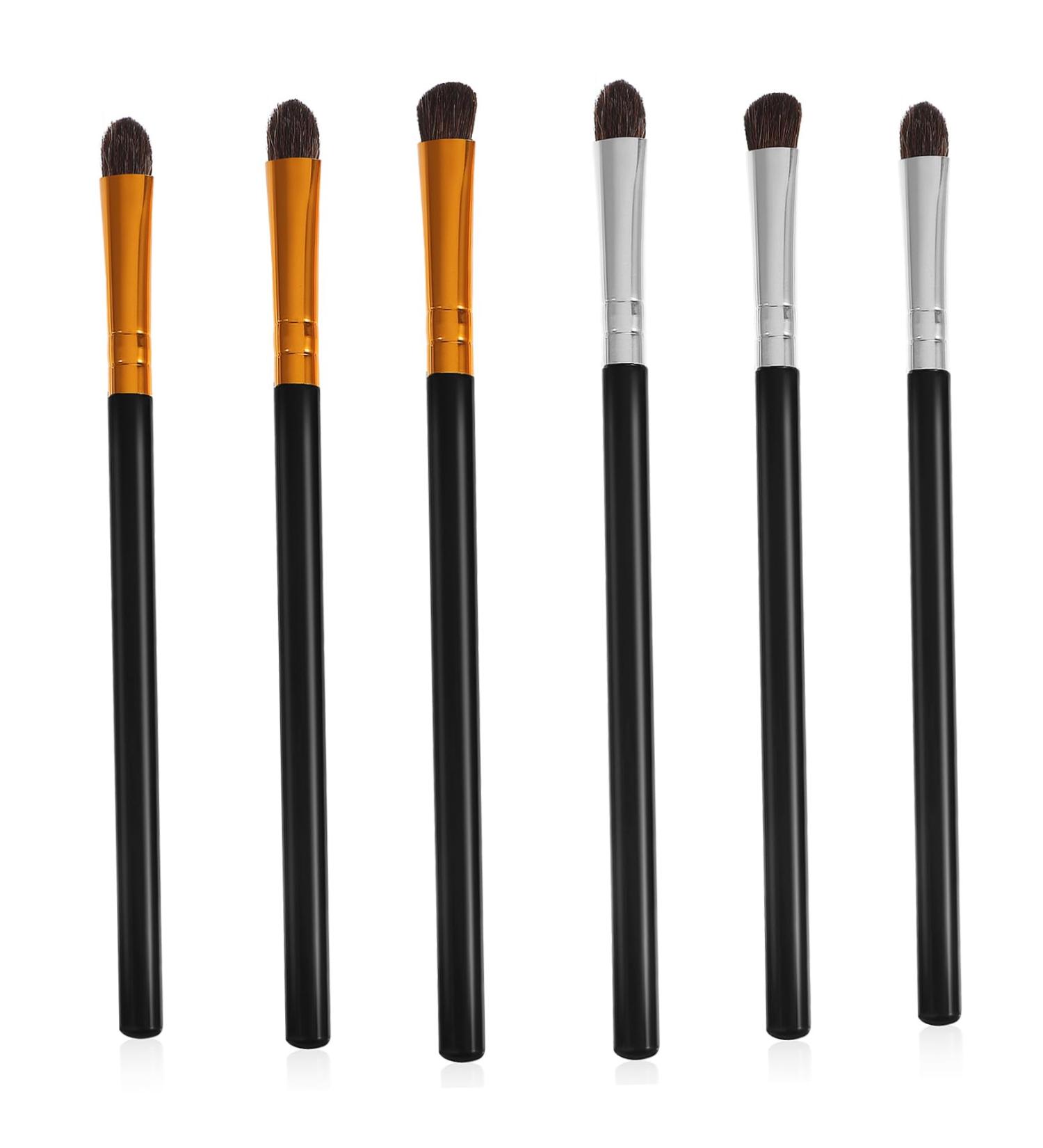 Ipetboom 6pcs Horse Suits Handles and with Hair Make Mix Eyeshadow Professional Blending Ladies Women Tool - Buy Online on GoSupps.com