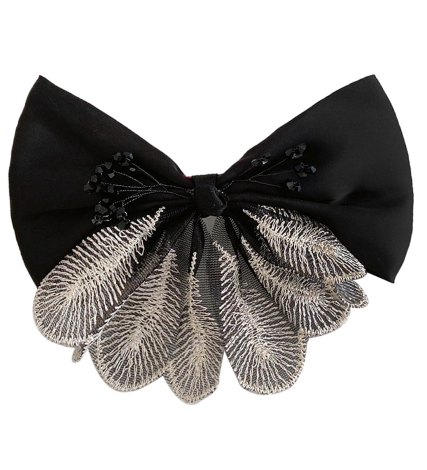 minkissy Bow Hairpin Bow Hair Barrette Large Hair Clip Hair Barrettes for Thick Hair Girl Bows for Hair Bow Women Barrettes Bow Alligator Clip Hair Ribbons Big Hair Bows for Girls Tassel - Buy Online on GoSupps.com