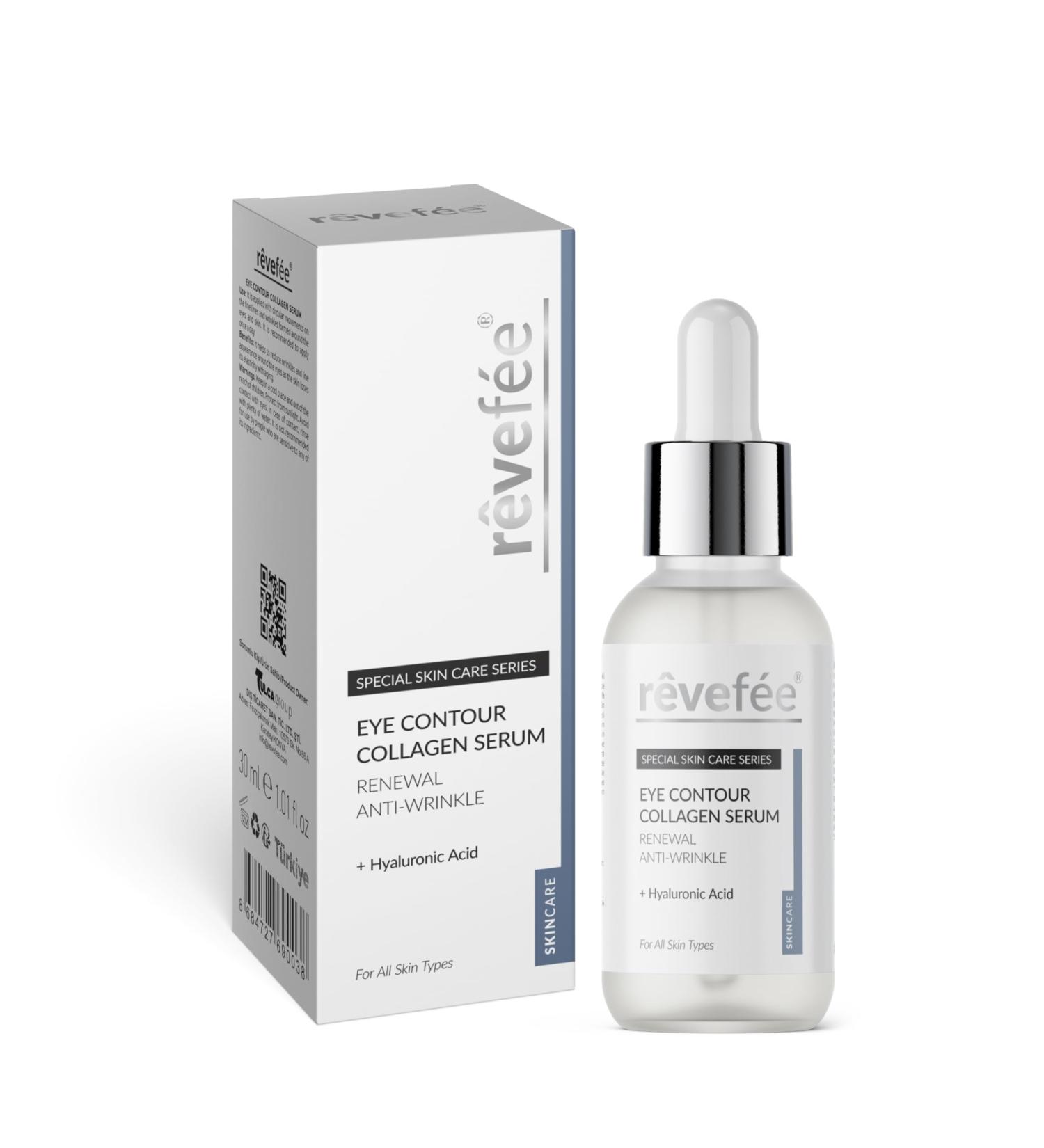 Hydrolyzed Collagen Hyaluronic Acid Hydrating Complex Eye Contour Serum Treatment for Dark Circles Puffy Eyes Wrinkles Under Eye Bags Fine Lines Anti-Aging Renewal Effective Formula - Buy Online on GoSupps.com