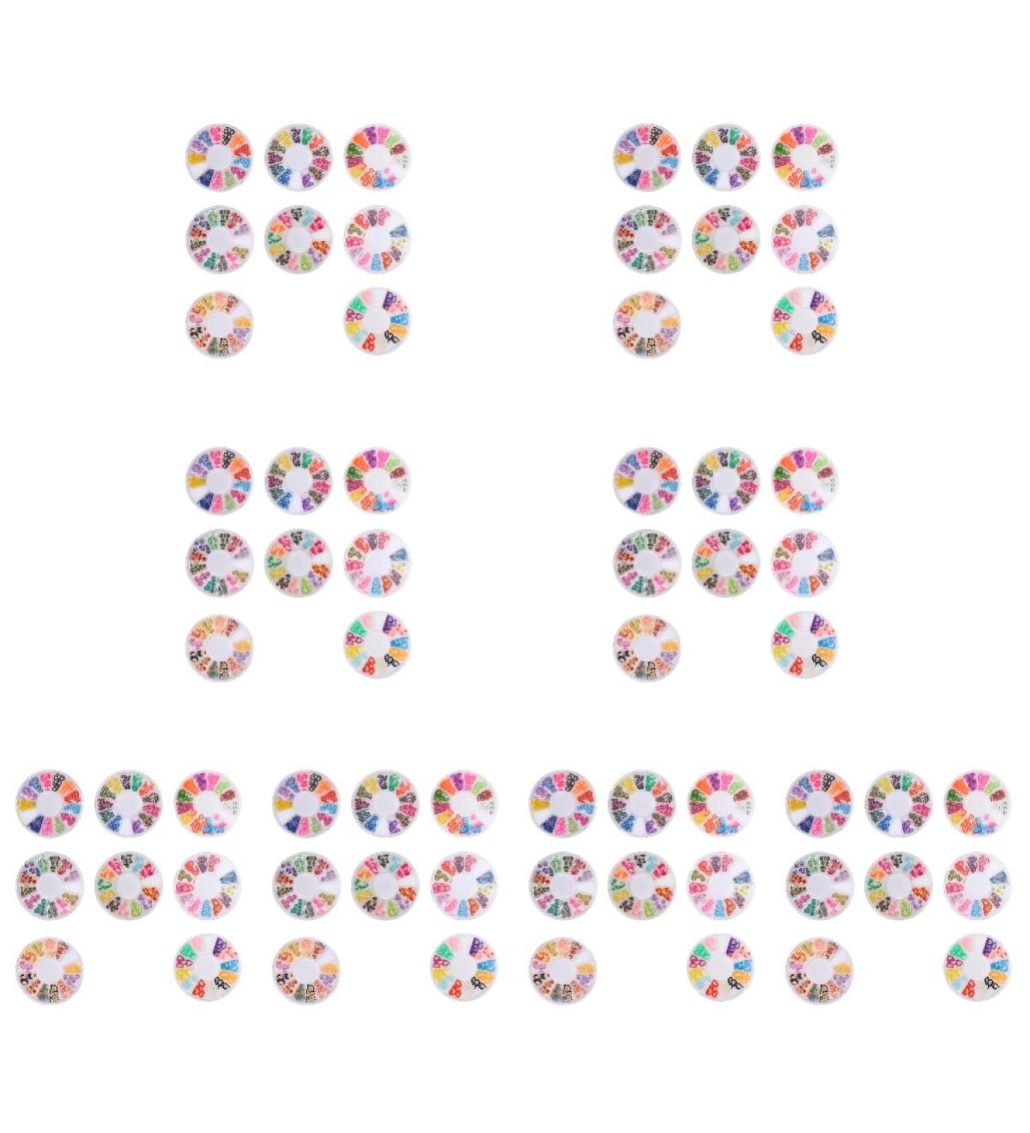 FRCOLOR 64 Boxes Soft Pottery Polymer Clay Fruit Slices Clay Diy Patch Manicure Patch Polymer Clay Patch Assorted Nail Slices Charms Nail Decoration Hair Bow Resin 3d Decorations Cartoon - Buy Online on GoSupps.com