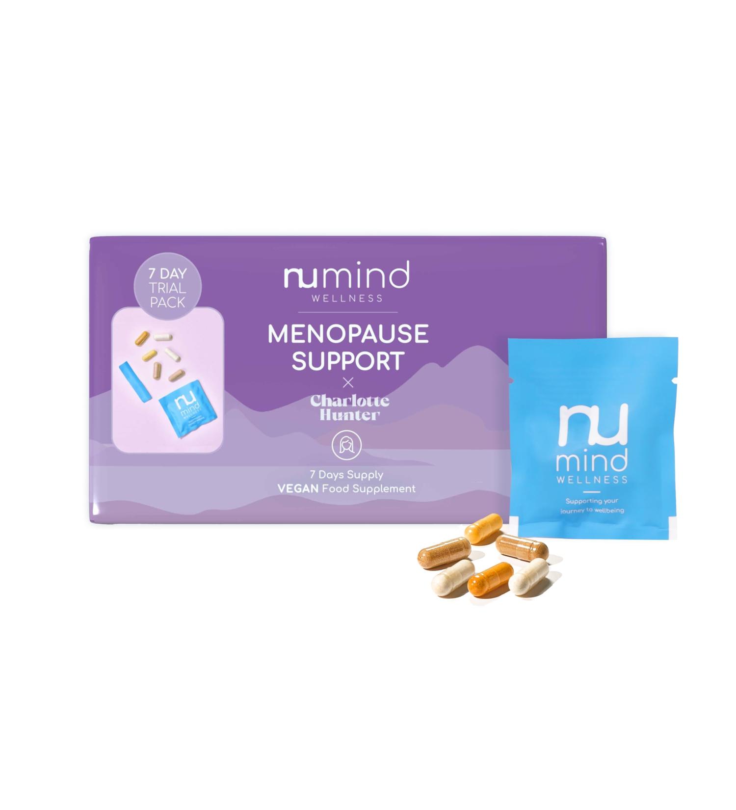 Nu Mind All-in-one Menopause Supplements for Women 5 x Day Trial - Hot Flushes/Anti-Anxiety/Hormone Balance/Boost Sleep & Memory - 40 Ingredients - Co-Q10 Saffron Adaptogens - Vitamins & Minerals 5 count (Pack of 1) - Buy Online on GoSupps.com