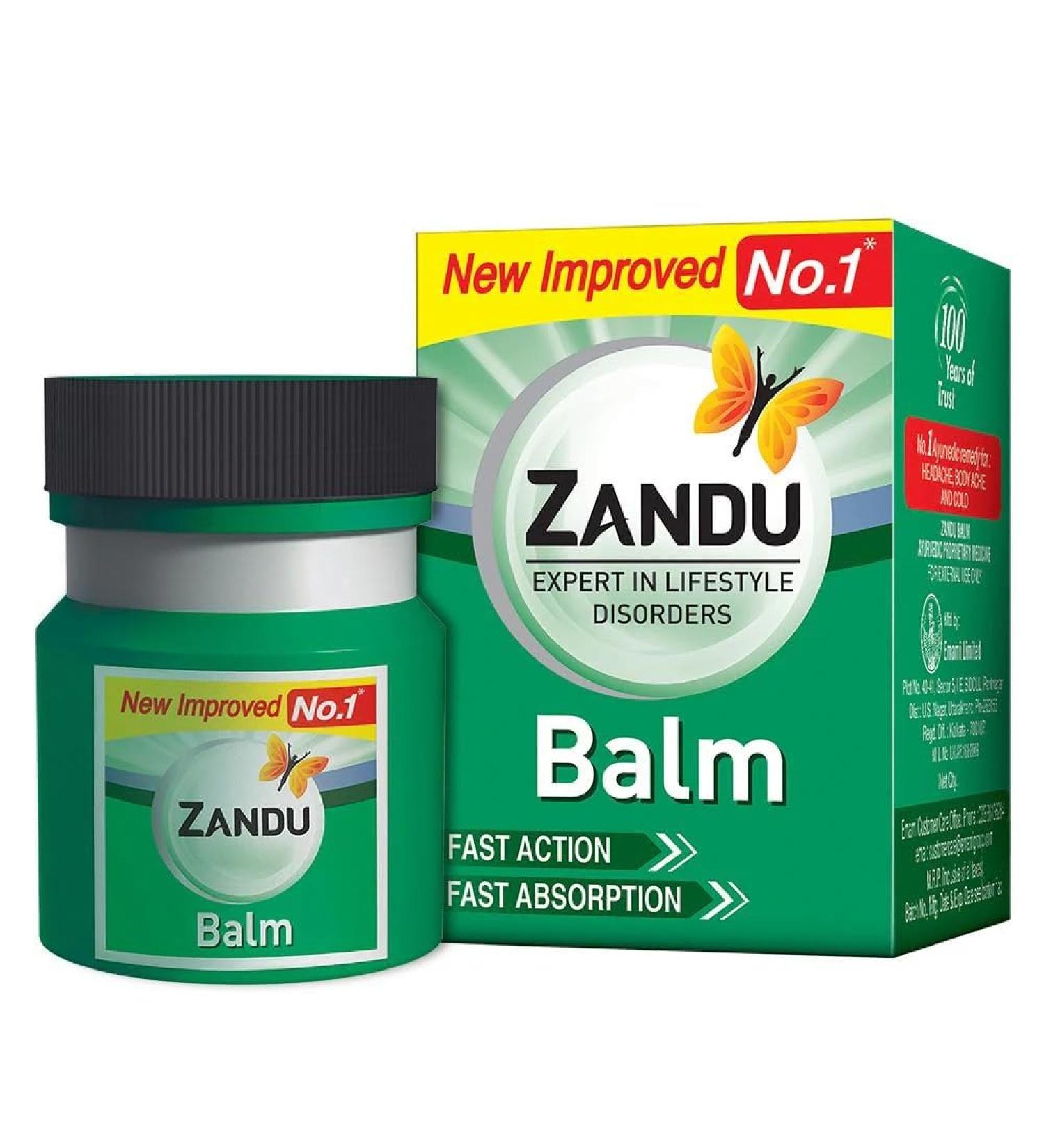 Buy Zandu Long-Lasting Relief Balm (8 ml) - Fast Shipping Worldwide | Best Pain Relief Solution - Buy Online on GoSupps.com