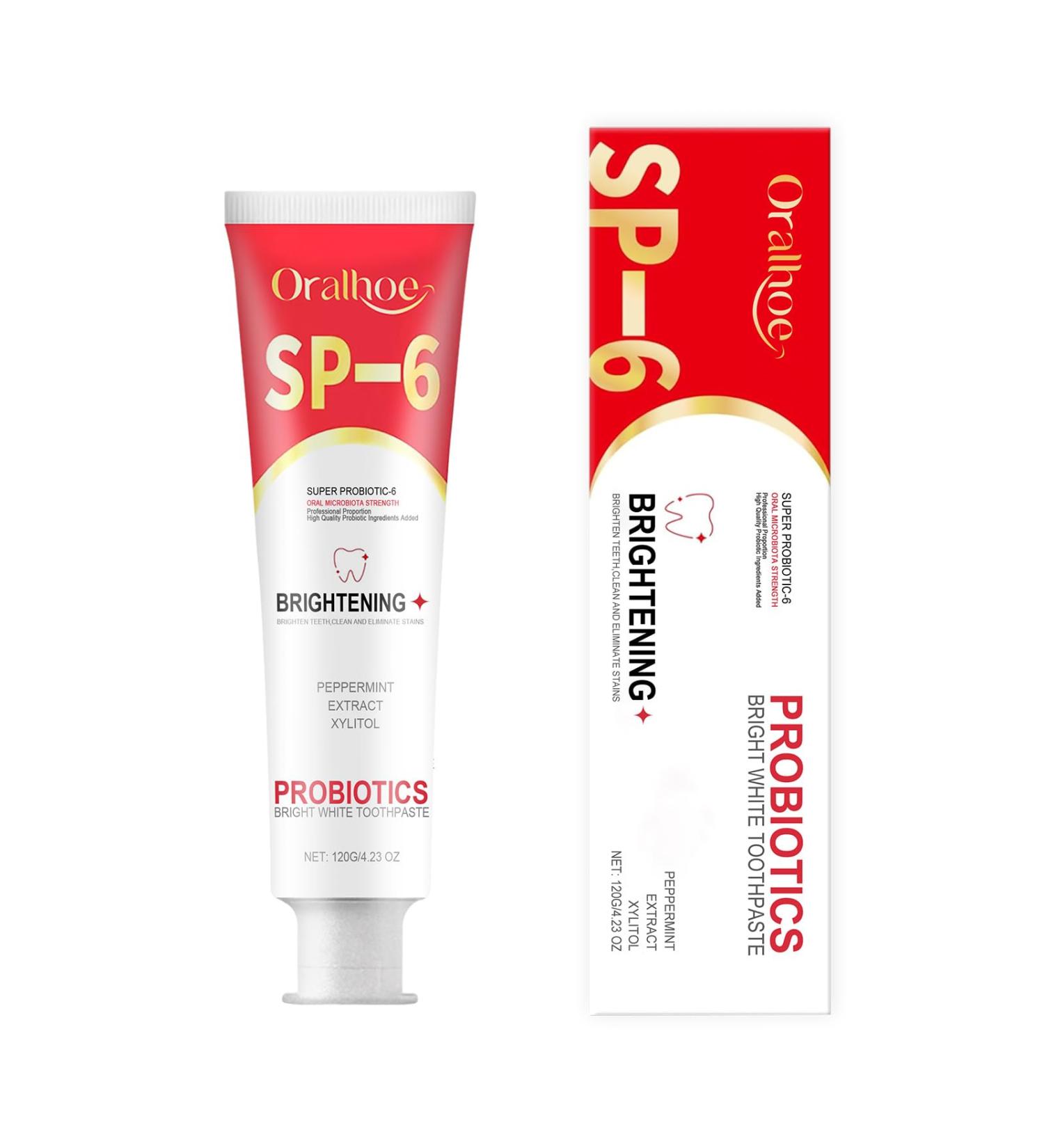Probiotic Toothpaste for Fresh Breath & Deep Cleaning - Ultimate Oral Care for Healthy Teeth - Buy Online on GoSupps.com