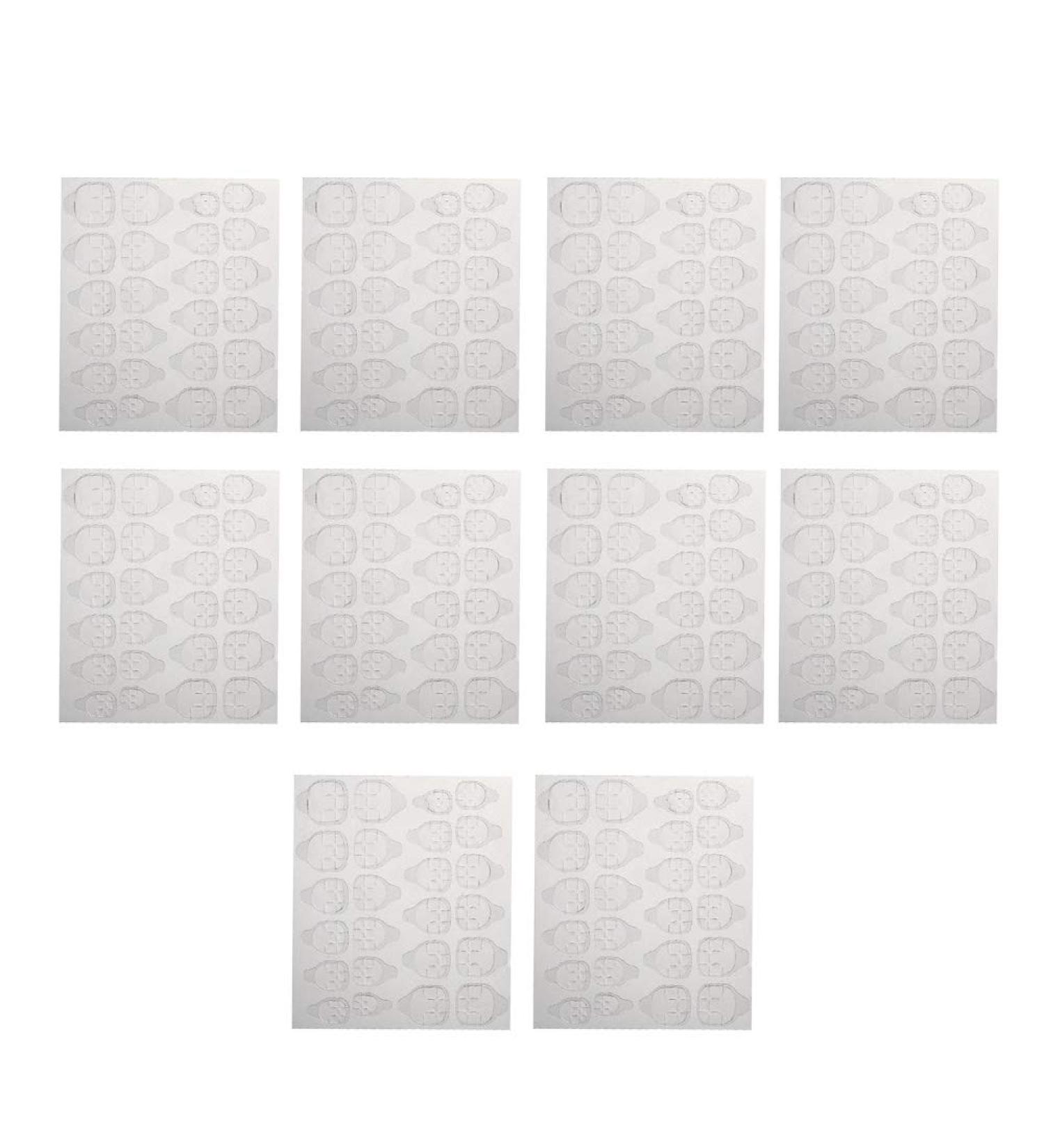 Shop Baugger Nail Stickers 240 Clear Adhesive Tapes for DIY Manicure & Fake Nail Decoration - Buy Online on GoSupps.com