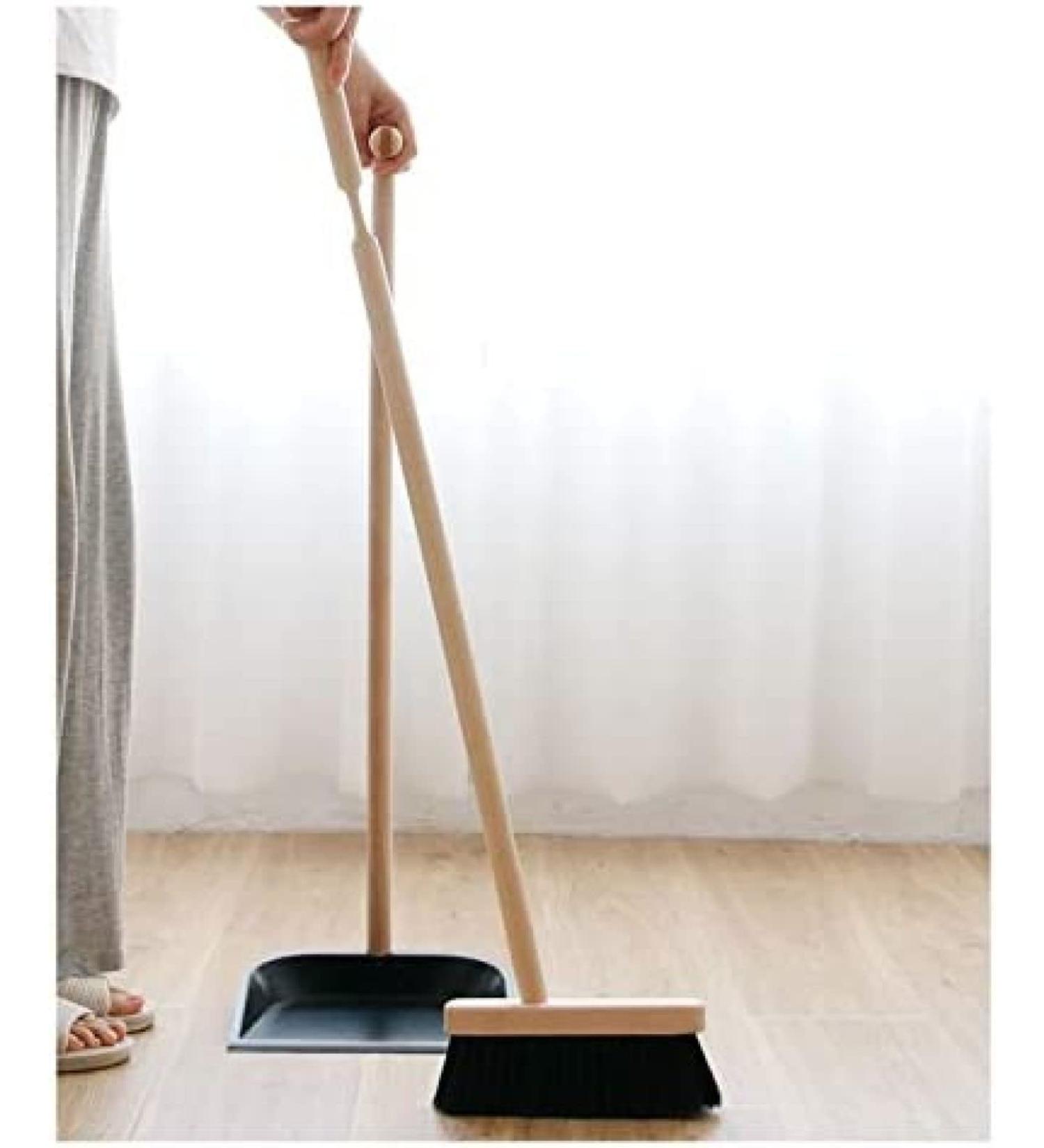 Sweeping Tools Long-Handled Dustpan and Brush Set Snap Design Home Garden School Public Hall Use - Buy Online on GoSupps.com