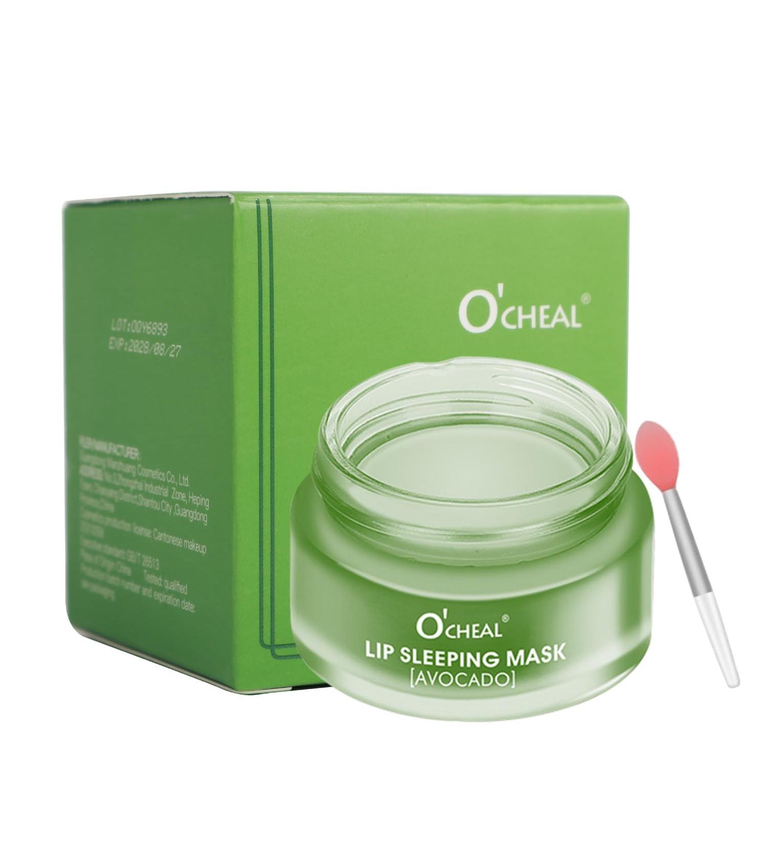 Lip Sleeping Mask Set Lip Mask Overnight Avocado Sleep Mask Lip Skincare Lip Oils Mask Lip Moisturiser Mask for Dry Chapped Cracked Lips Fades Lip Lines Deep Moisture Lip Balm Lip Care Mask 20g - Buy Online on GoSupps.com