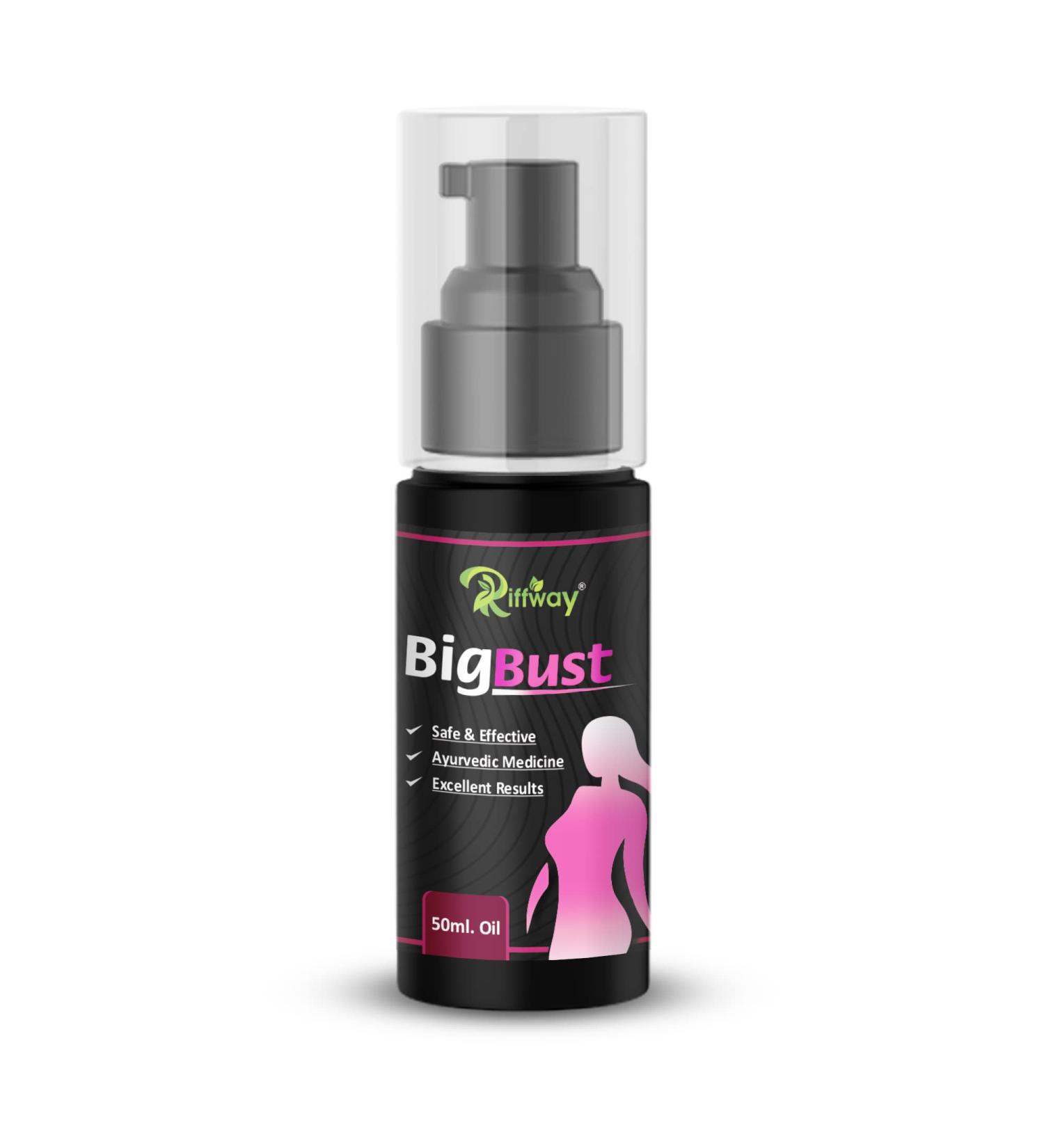 Riffway Big Bust 50ml Breast Oil Enhance Volume & Feminine Curves | International Shipping Available - Buy Online on GoSupps.com