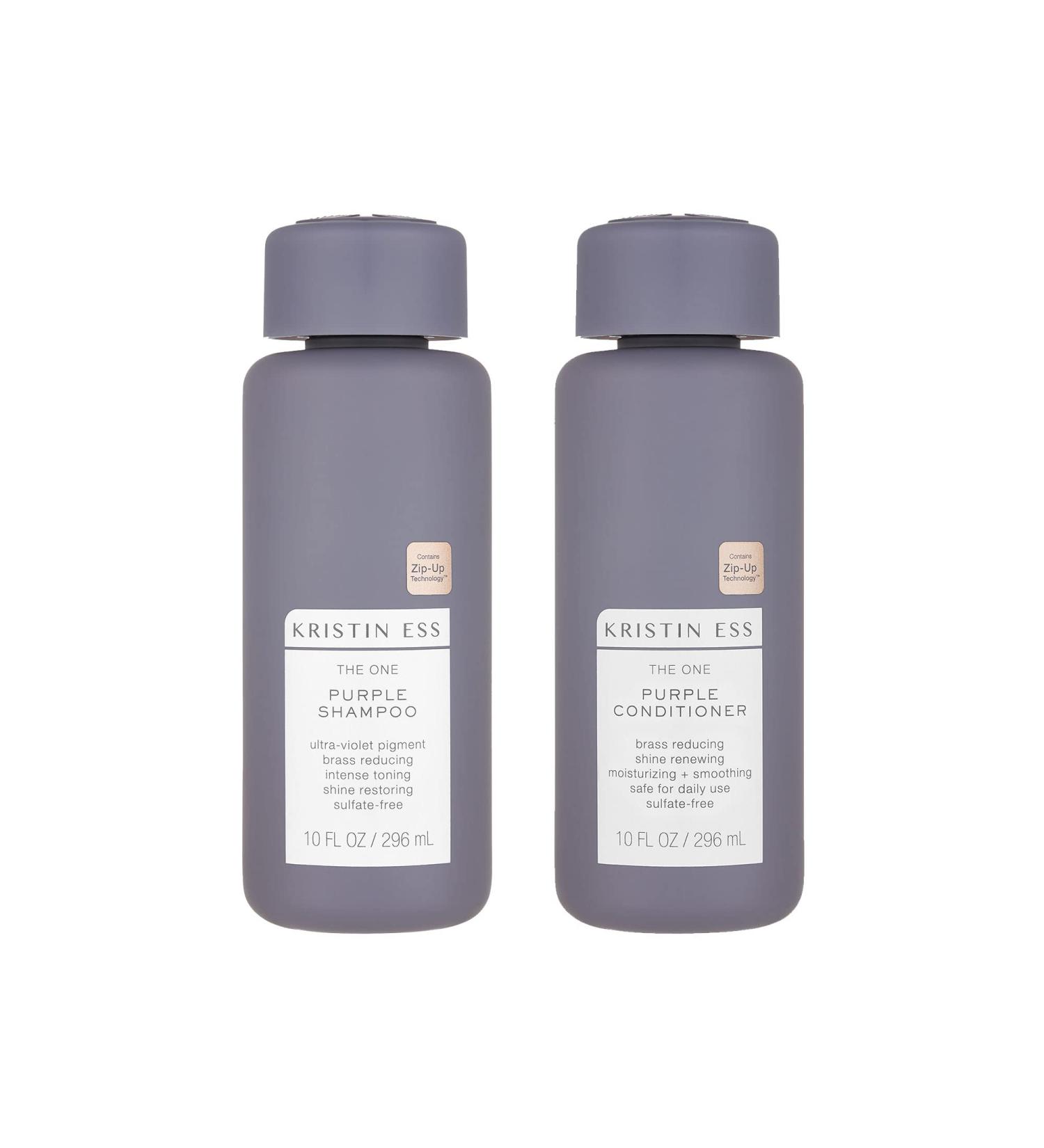 Kristin Ess The One Purple Shampoo and Conditioner Set - 10 fl. oz. each - Buy Online on GoSupps.com