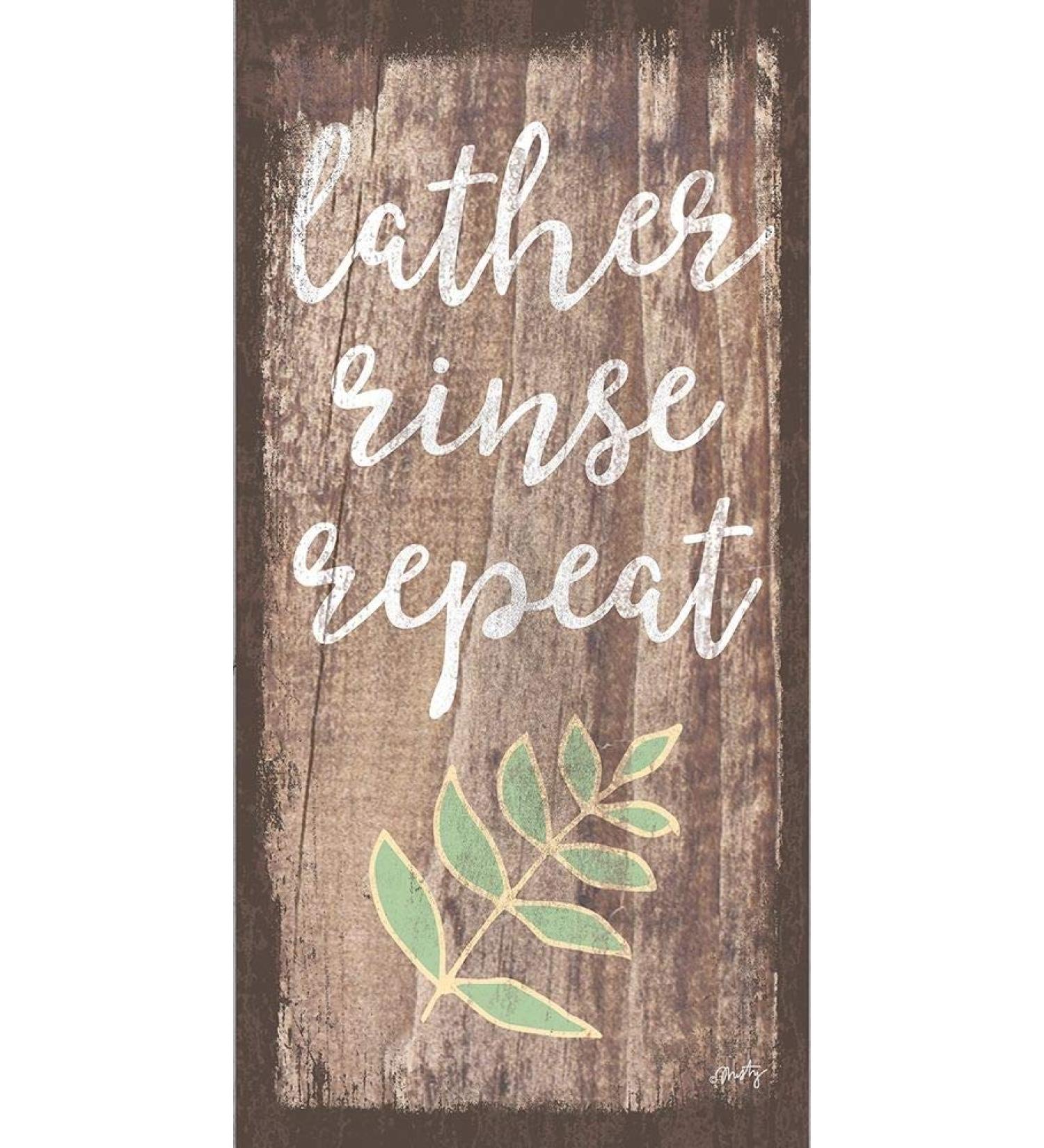 Posterazzi PDXMMD119LARGE Lather Rinse Repeat Photo Print 18 x 36 Multi
