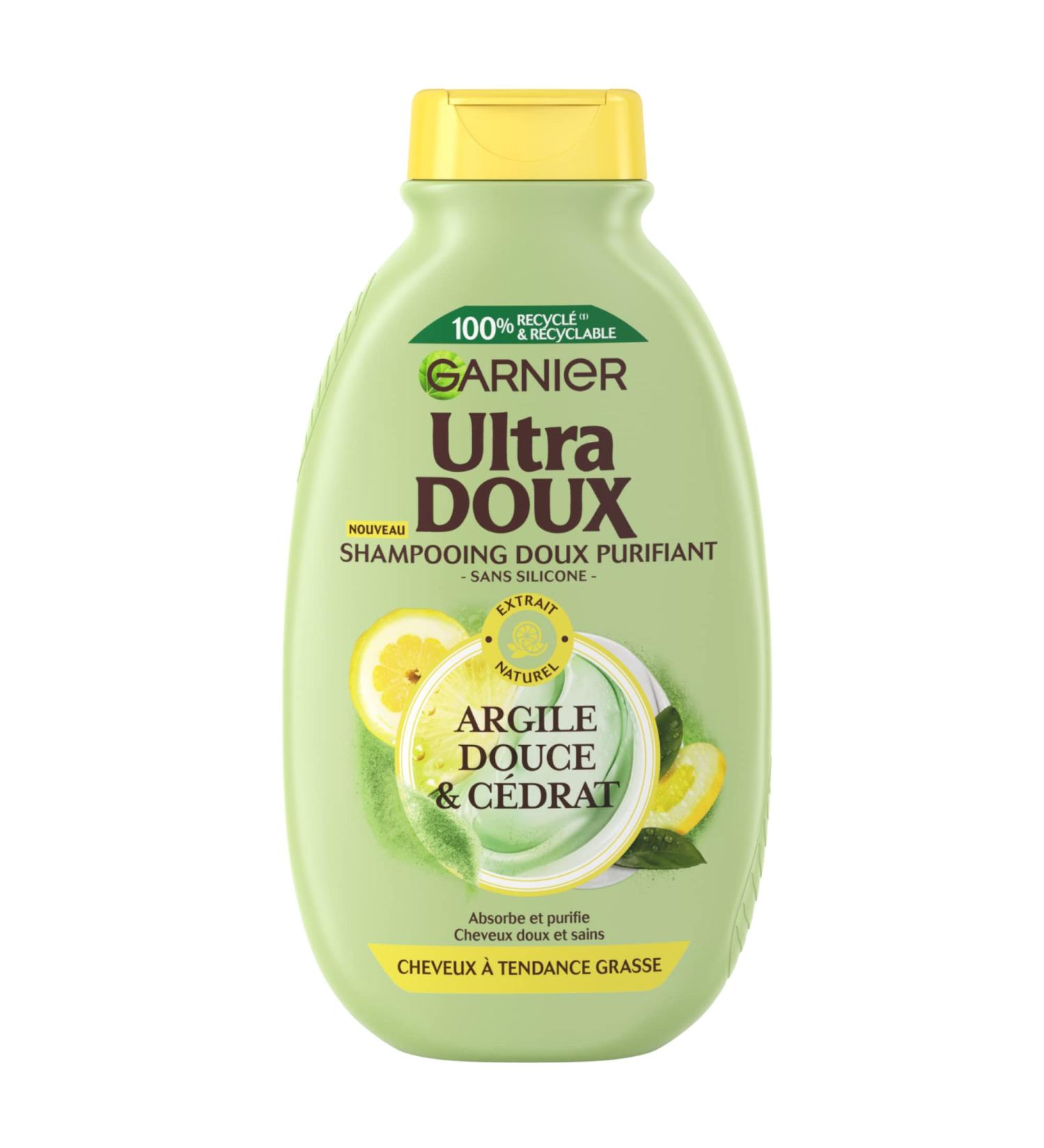 Garnier Ultra Doux Purifying Shampoo with Cedrat Clay 300 ml
