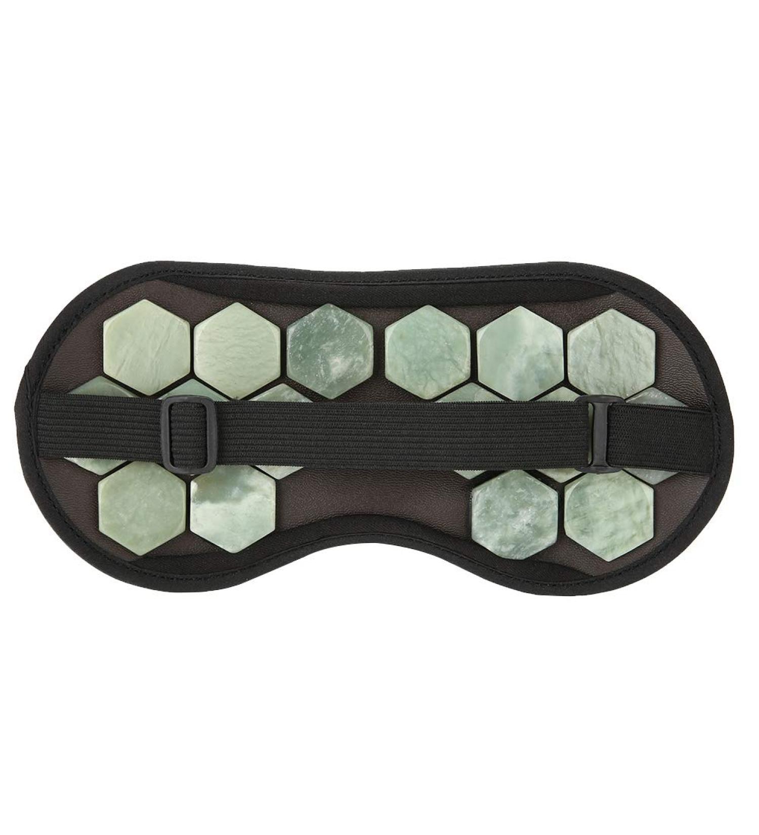 Buy Jade Stone Eye Mask - Germanium Magnetic Healing Tool for Skin Care & Relaxation - Buy Online on GoSupps.com