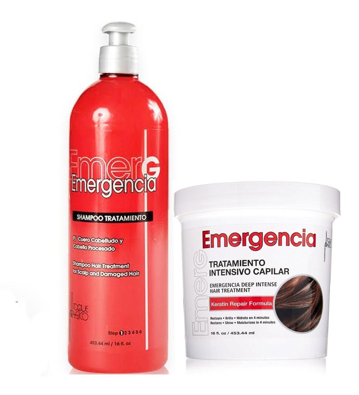 Toque M gico Emergencia Set - Deep Intensive Hair Treatment & Shampoo 16oz | Shop Internationally - Buy Online on GoSupps.com