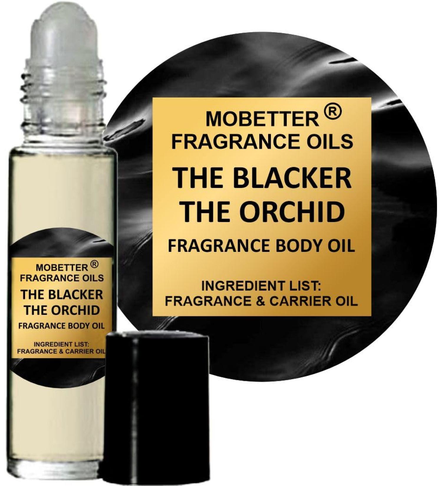The Blacker The Orchid Unisex Perfume Body Oil by Mobetter Fragrance Oils The Blacker The Orchid 0.33 Fl Oz (Pack of 1)