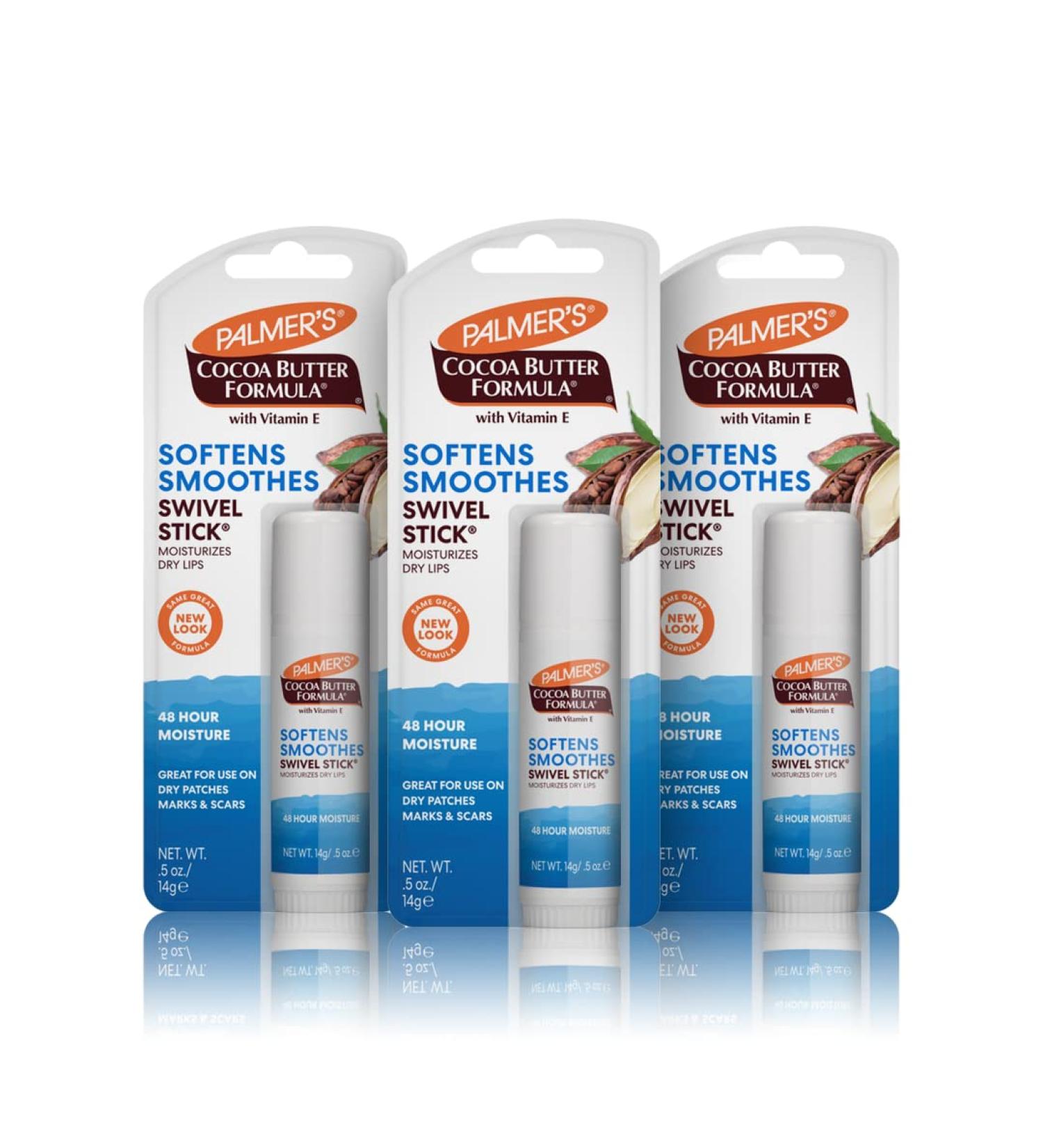 Palmer's Lot de 3 b tons pivotants au beurre de cacao (14 g) - Buy Online on GoSupps.com