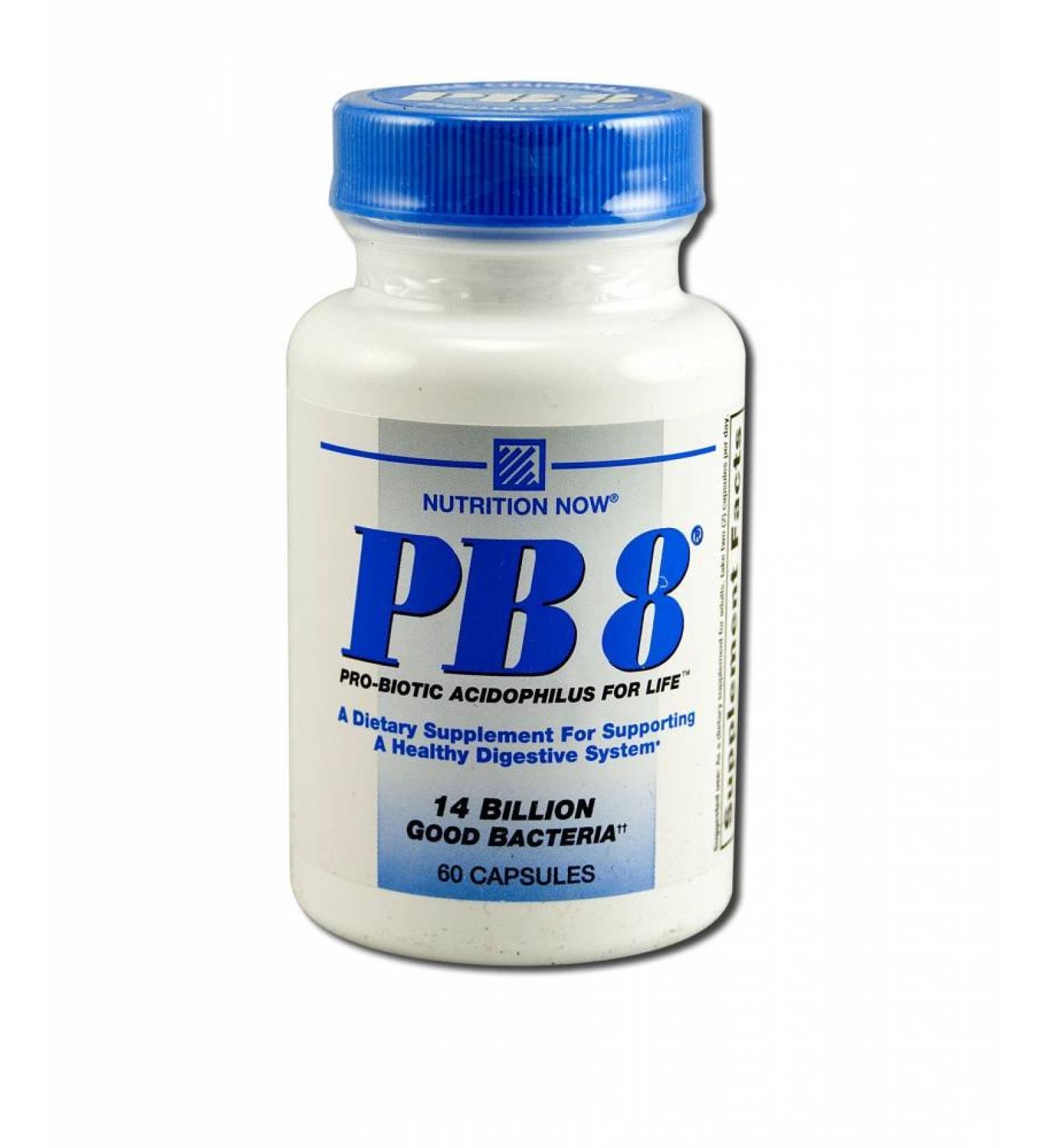 Nutrition Now PB8 Acidophilus Capsules 60 Count