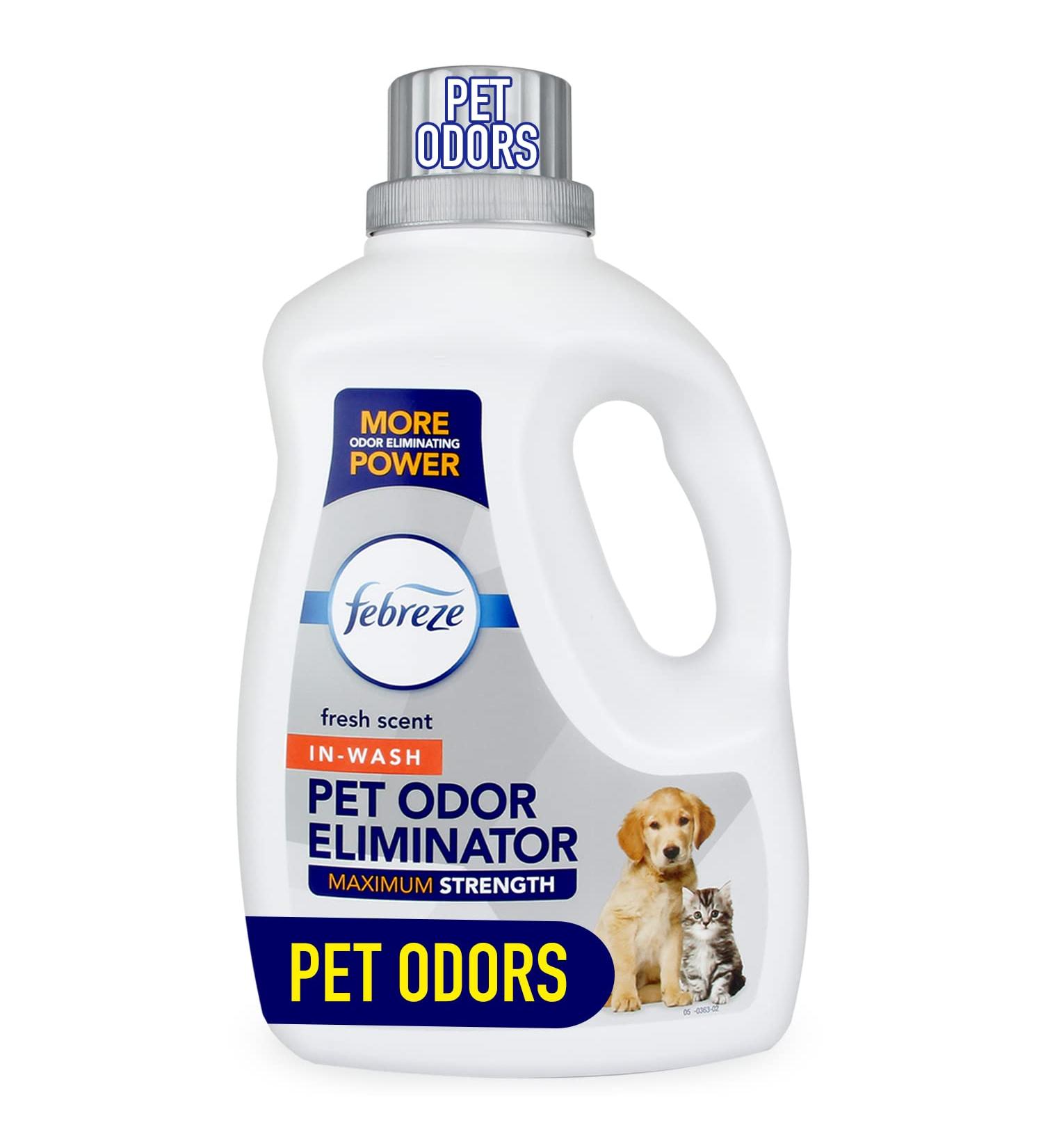 Febreze Pet Odor Eliminator Laundry Detergent Additive - Maximum Strength, 98 floz - Buy Online on GoSupps.com