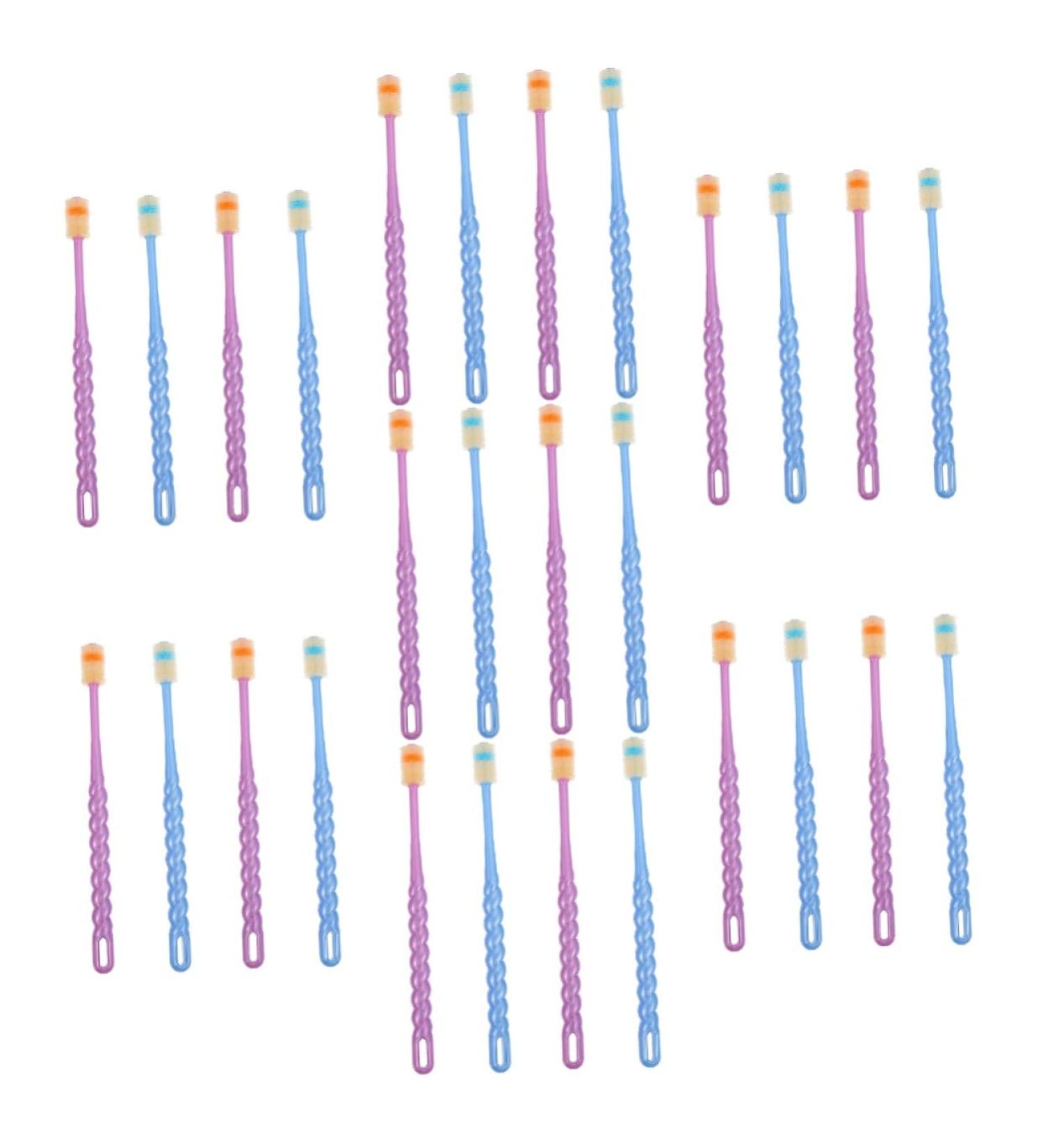 Buy Baby Toothbrush Set - Soft Grip Oral Care for Toddlers | 28 Pieces of Children's Tooth Cleaning Tools - Buy Online on GoSupps.com