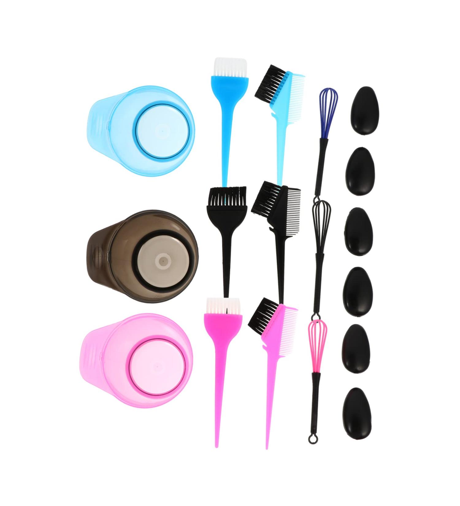 minkissy 3 Sets Hair Dyeing and Hair Treatment Oil Angled Comb and Brush Hair Dye Kit Hair Coloring Kit Hair Color Bowls Hair Dye Combs Hair Styling Tools Hair Dye Bowl Accessories Modeling - Buy Online on GoSupps.com