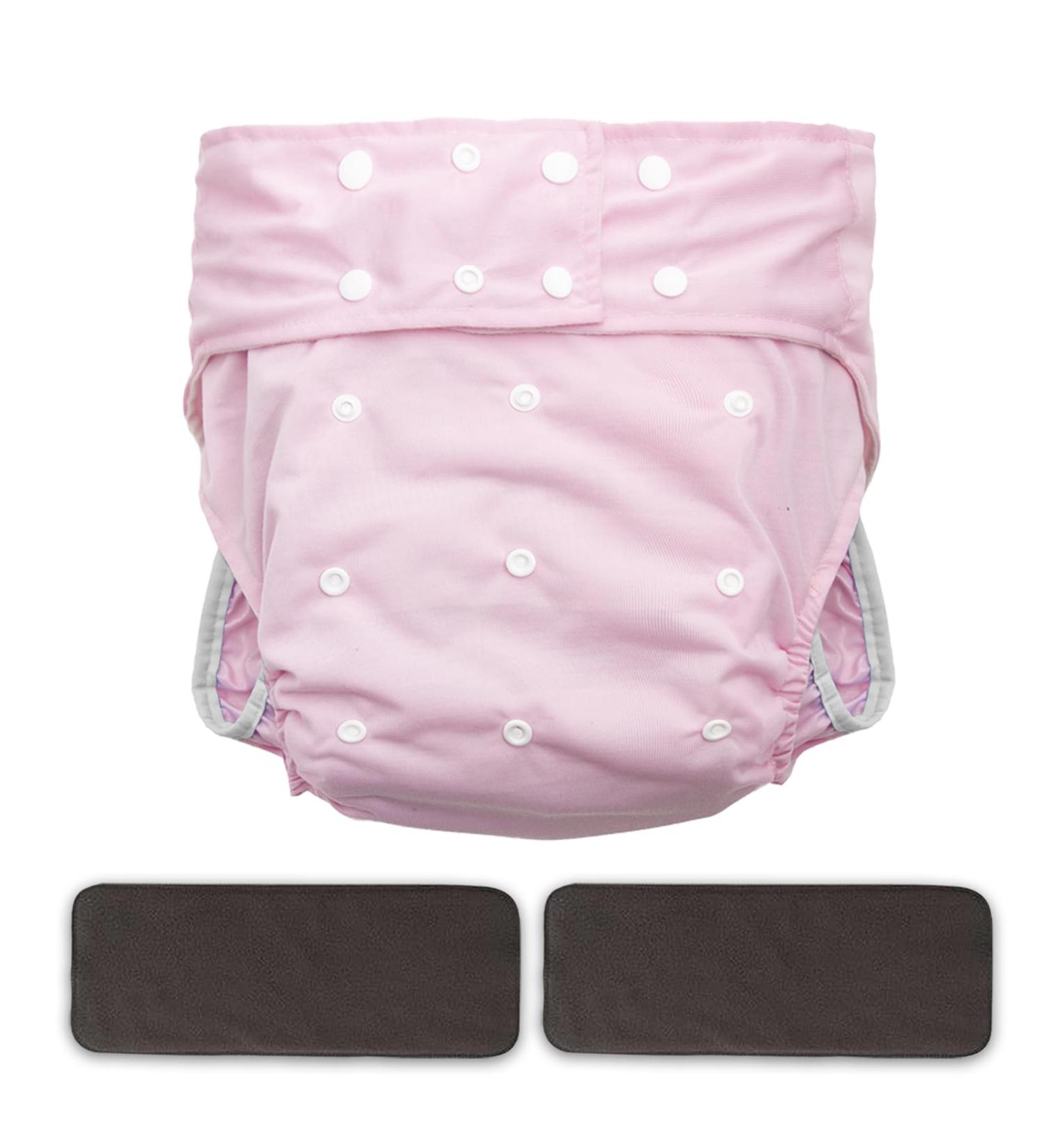 Joyo Roy Incontinence Pants for Women | Reusable Cloth Diapers | Dependable Comfort and Protection | Freesize Pink - Buy Online on GoSupps.com