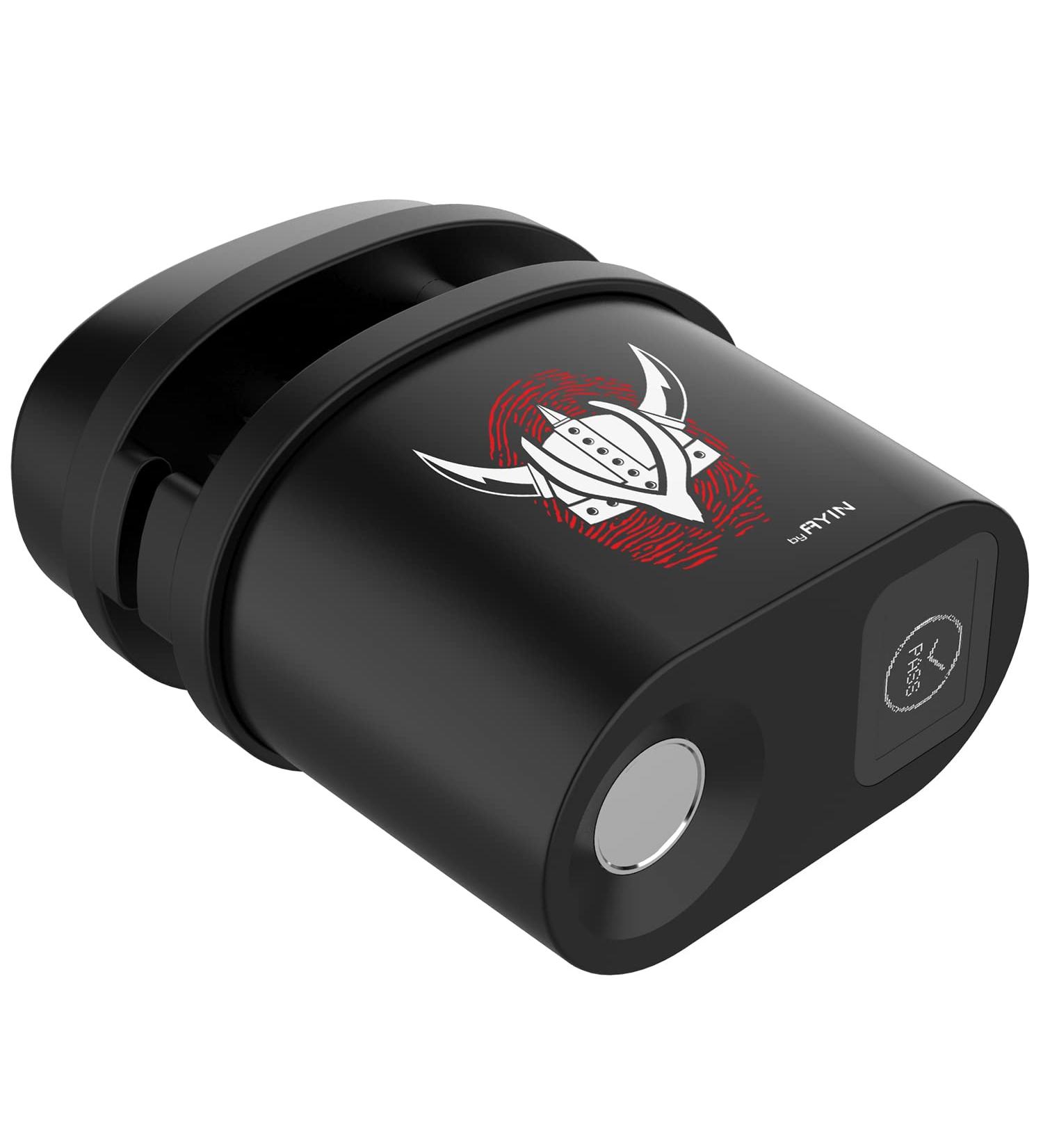 AYIN Viking Biometric Trigger Lock | Fingerprint Gun Lock | LCD Screen | 2023 Model | Weather & Dust Resistant | Fits Most Modern Firearms - Buy Online on GoSupps.com
