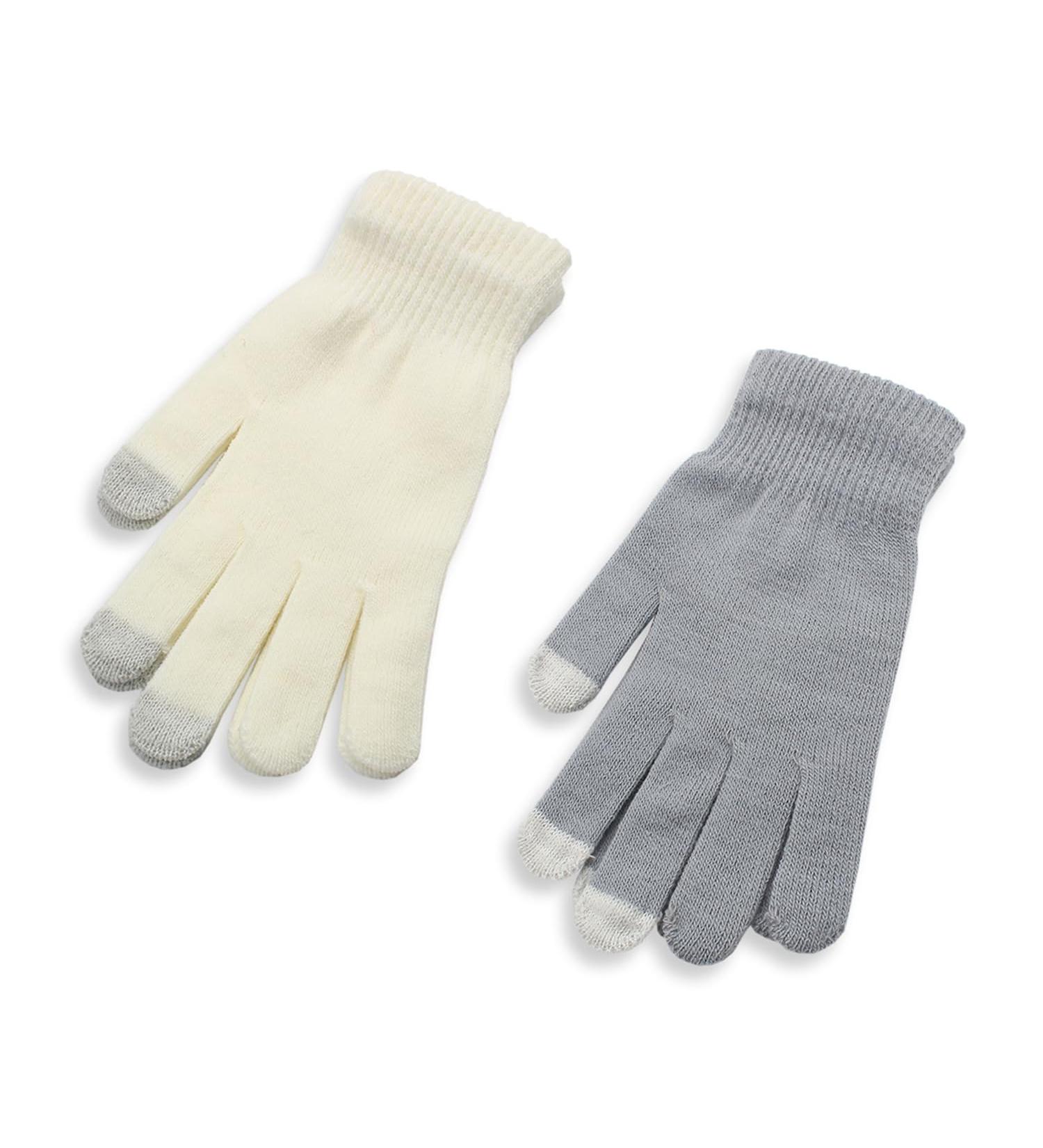 2 Pairs of Moisturizing Touch Screen Gloves Dry Hand Cotton Gloves Moisture-Proof Gloves Adult Eczema Gloves for Dry Hand Eczema Suitable for Dry Hand Eczema (White + Gray) - Buy Online on GoSupps.com